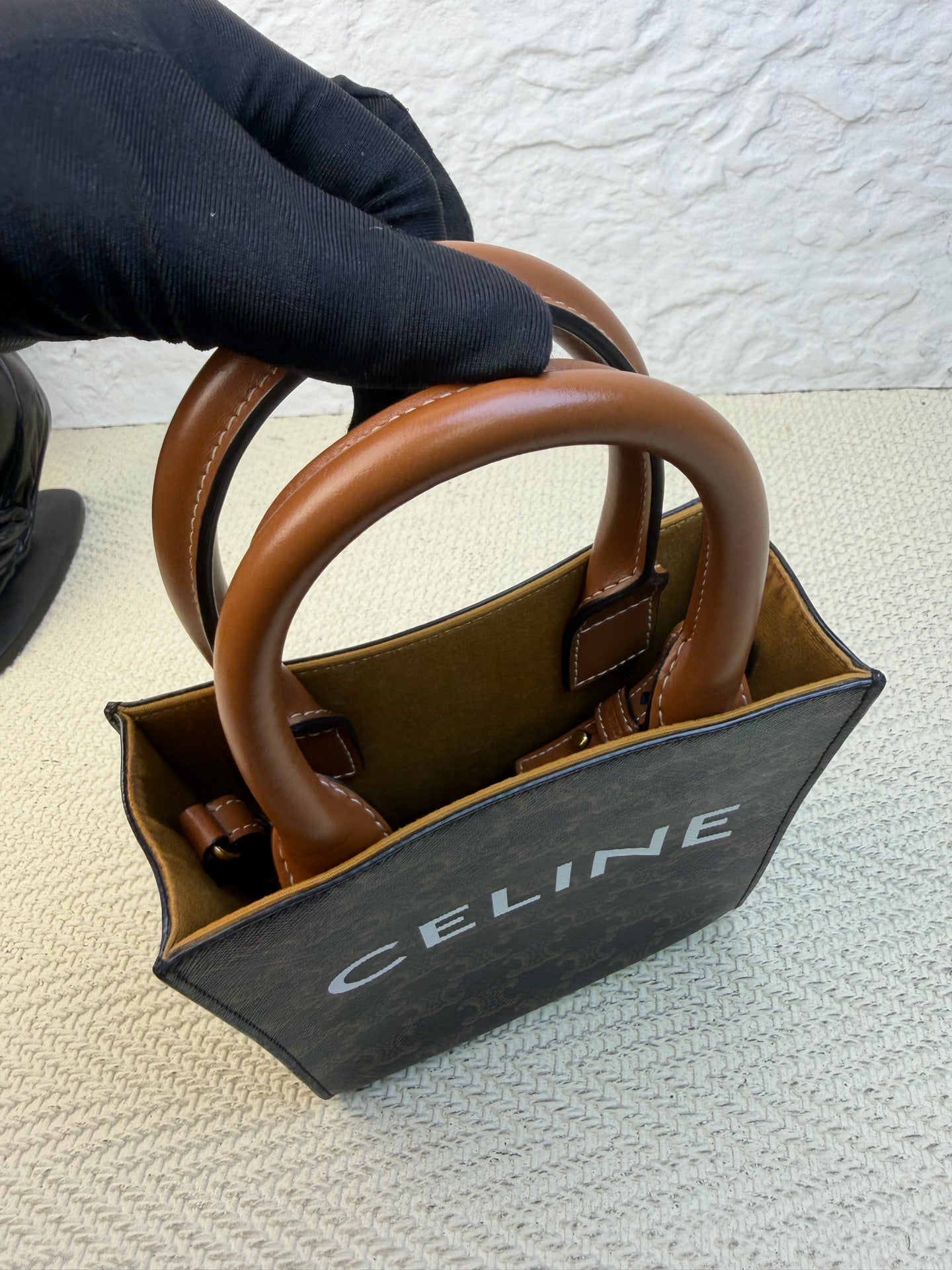 Celine - Triomphe - Leather - Brown - (mini)