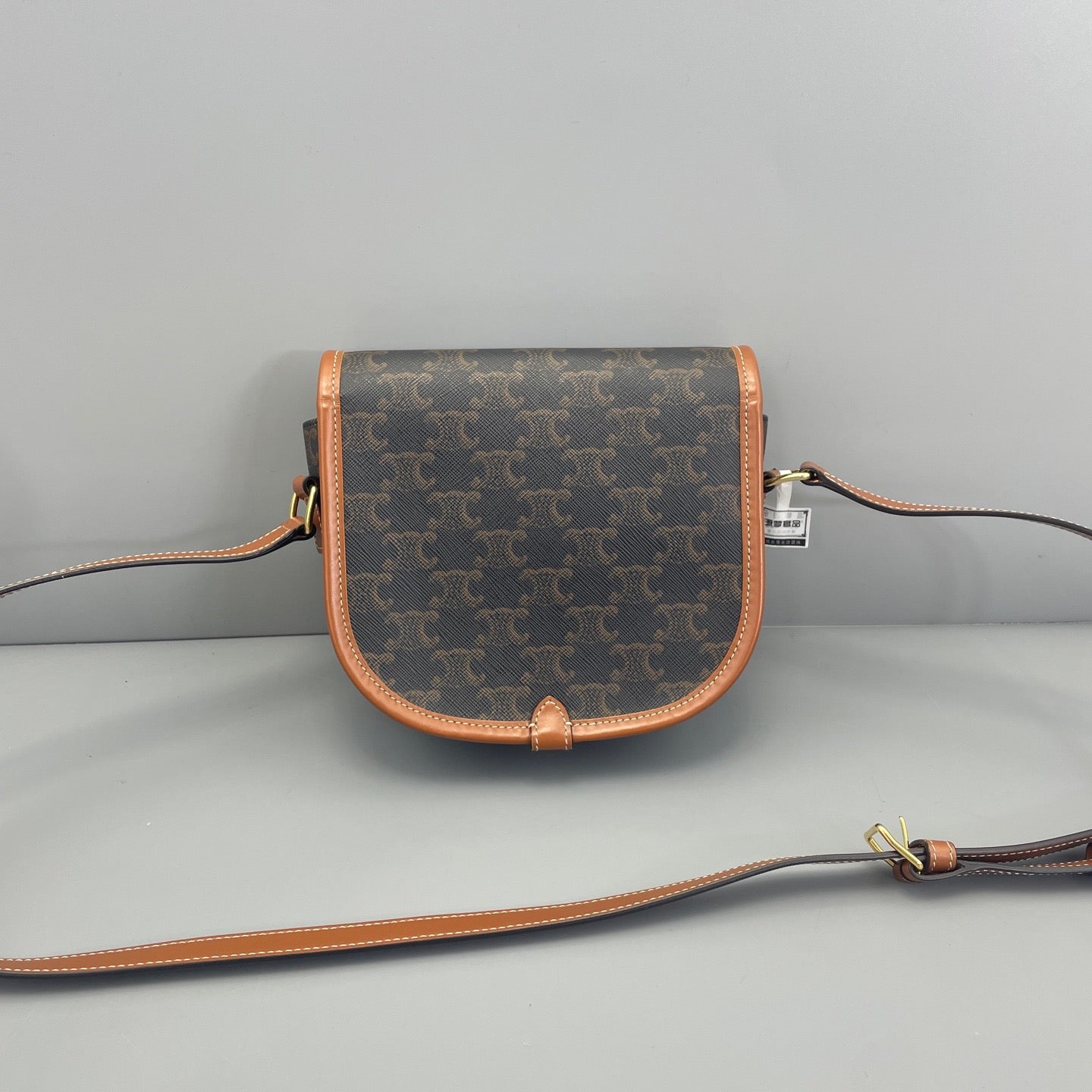 Celine - Triomphe - Leather - Brown - (small)