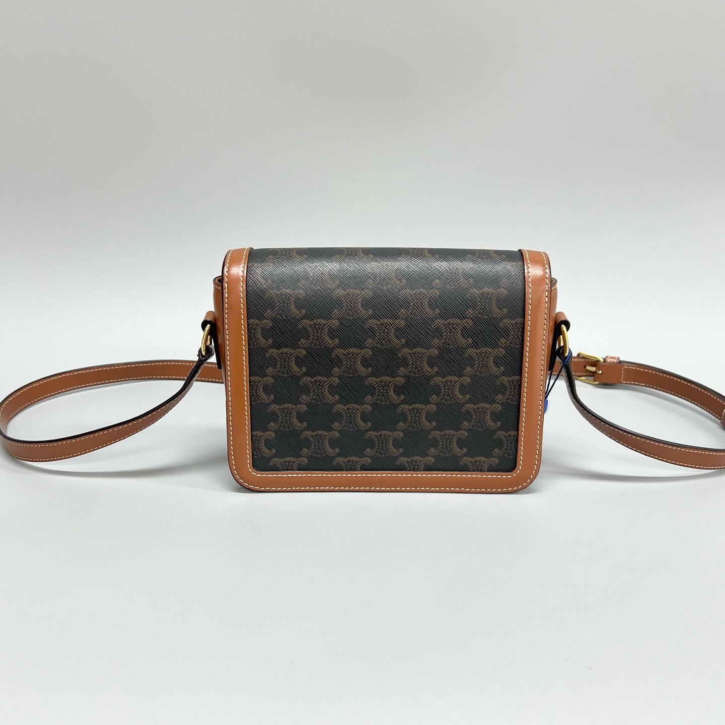 Celine - Triomphe - Leather - Brown - (small)