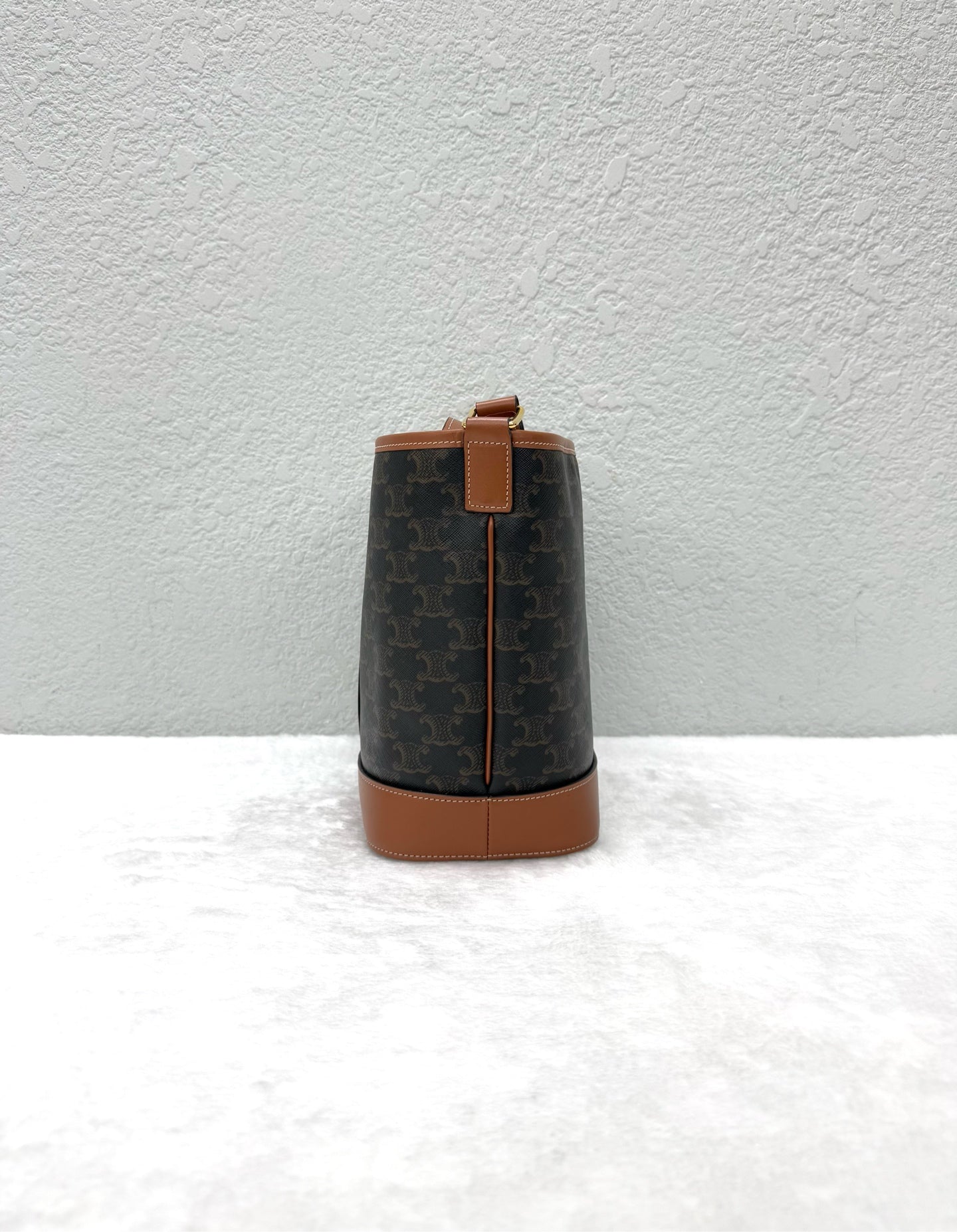 Celine - Triomphe - Leather - Brown - (Small)
