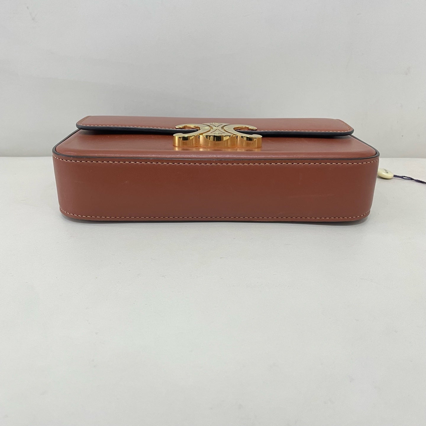 Celine - Triomphe - Leather - Brown - (small)