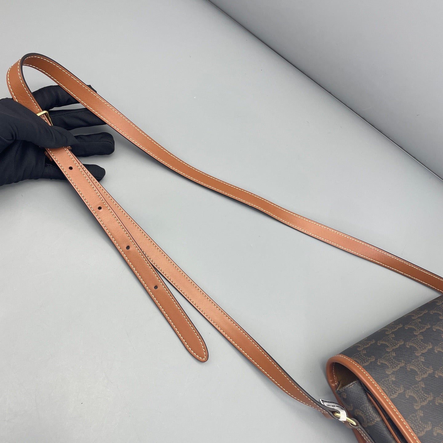 Celine - Triomphe - Leather - Brown - (small)