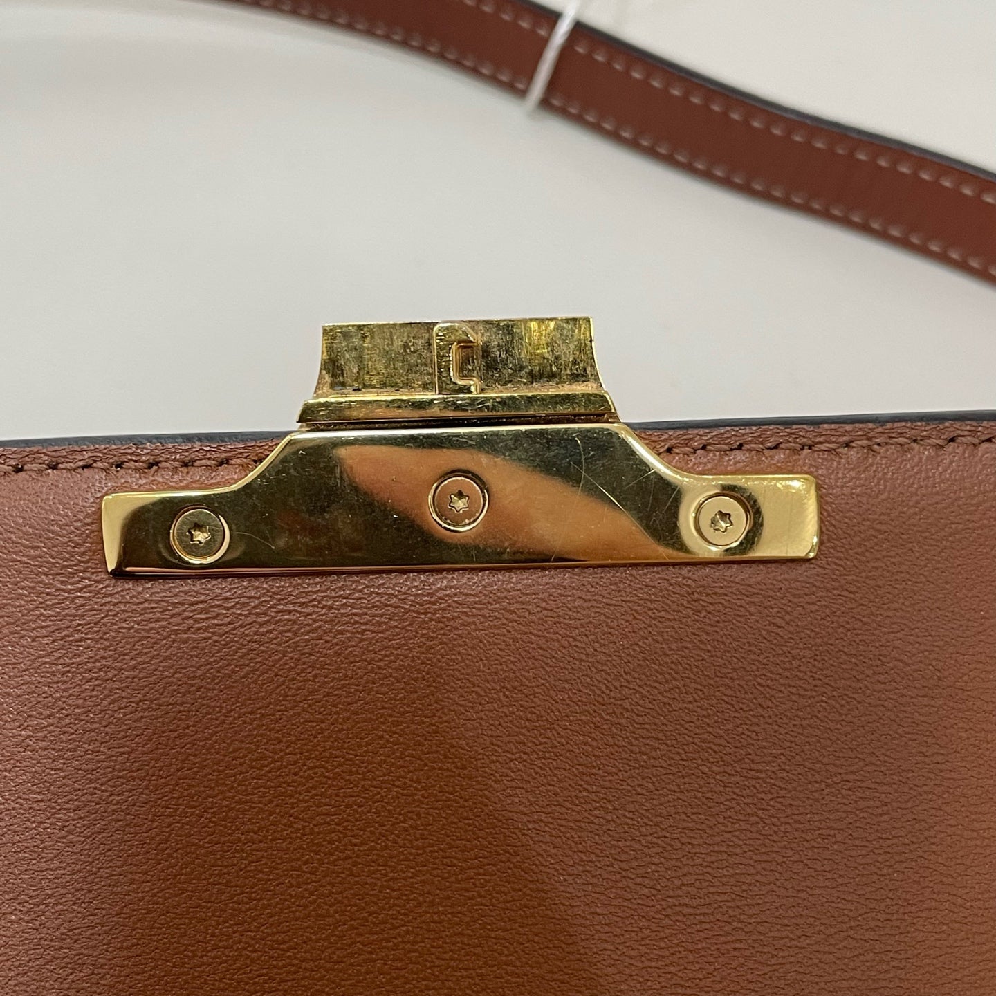 Celine - Triomphe - Leather - Brown - (small)