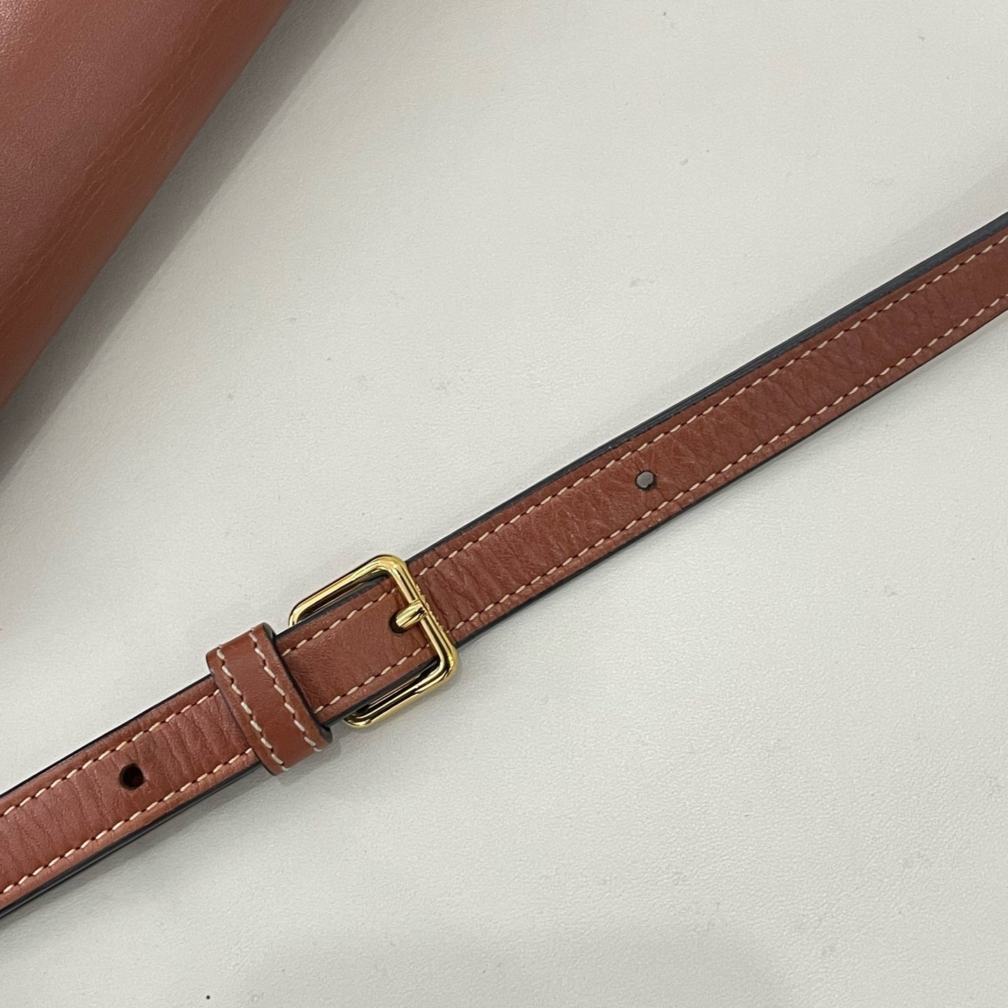 Celine - Triomphe - Leather - Brown - (small)
