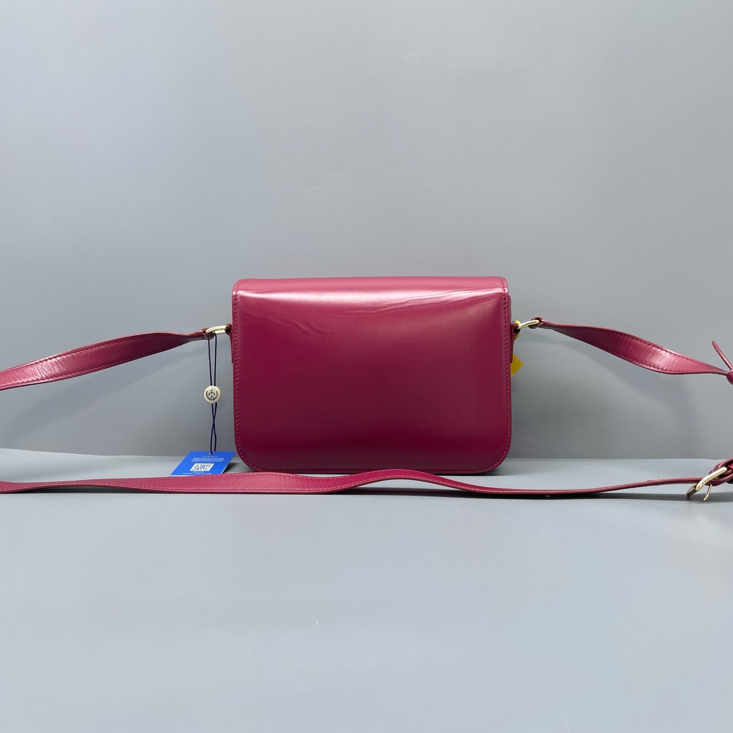 Celine - Triomphe - Leather - Burgundy - (mini)