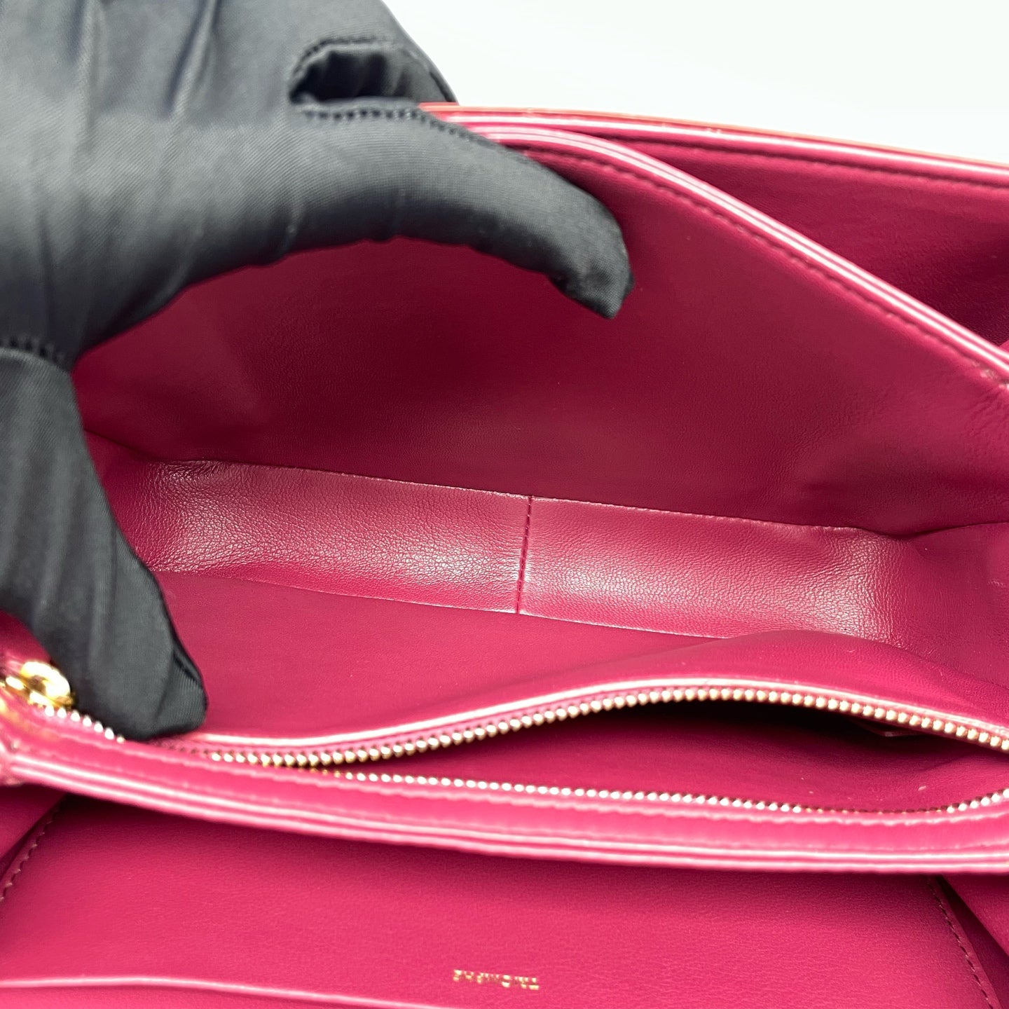 Celine - Triomphe - Leather - Burgundy - (mini)