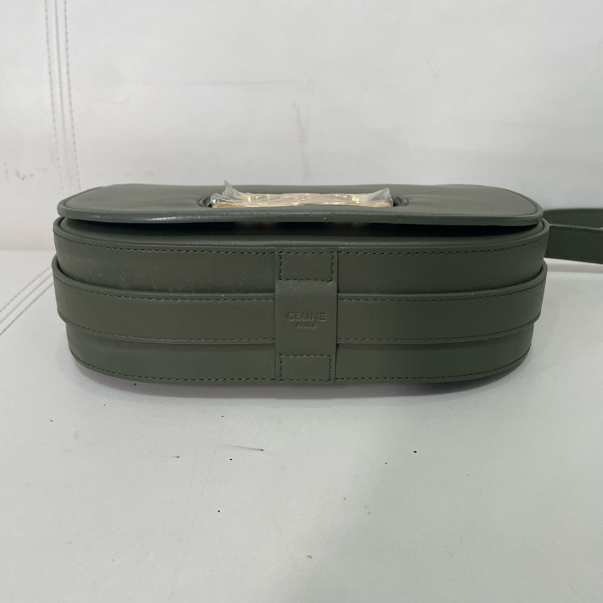 Celine - Triomphe - Leather - Green