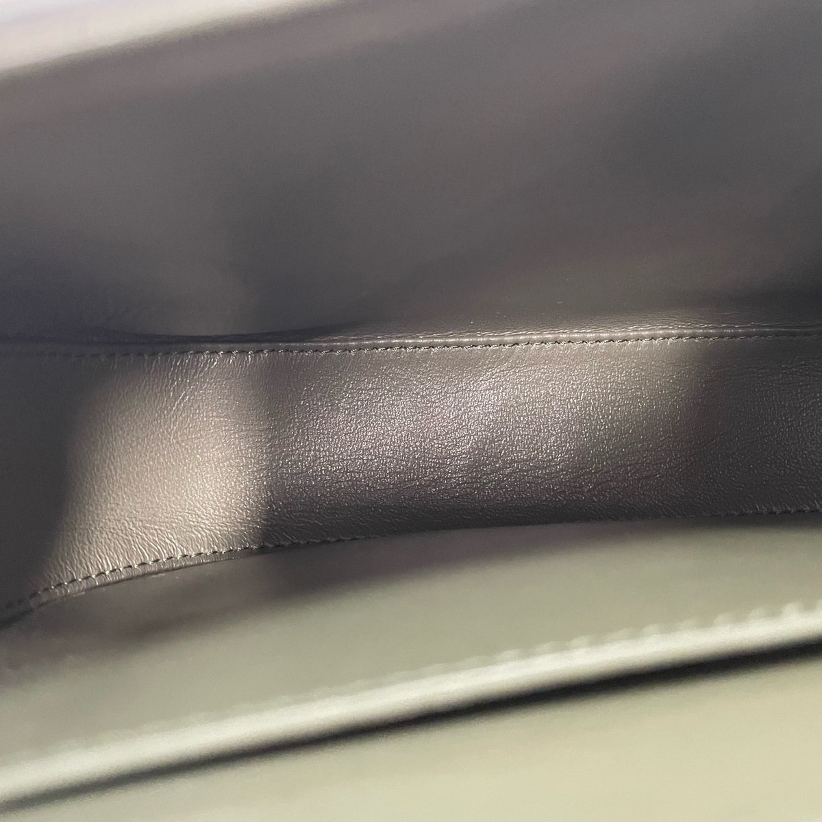 Celine - Triomphe - Leather - Green