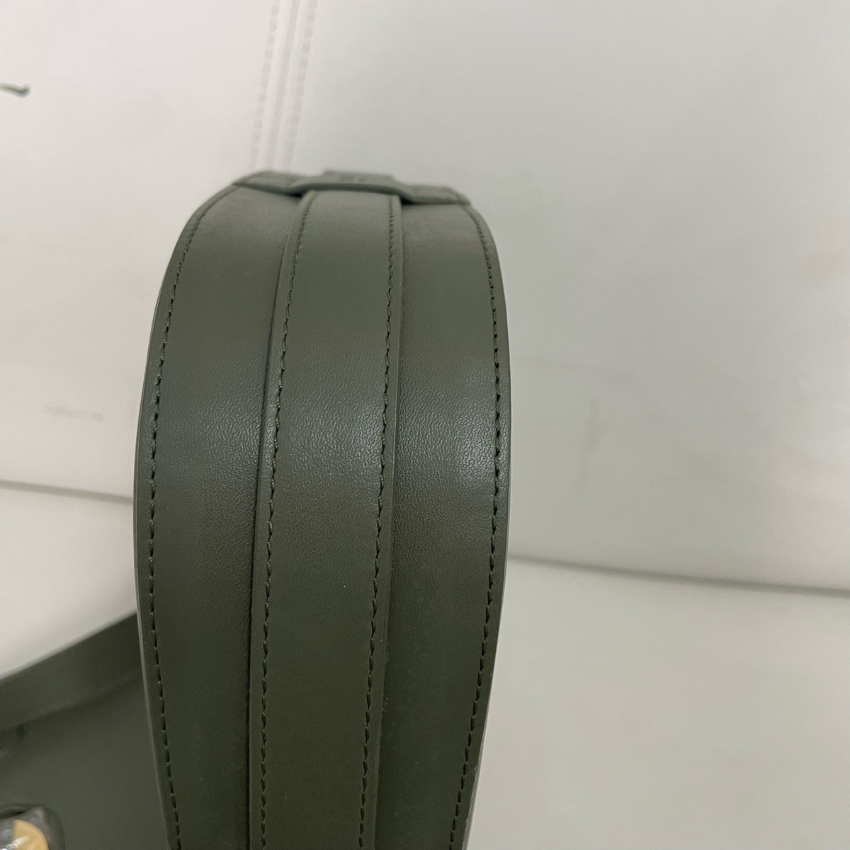 Celine - Triomphe - Leather - Green