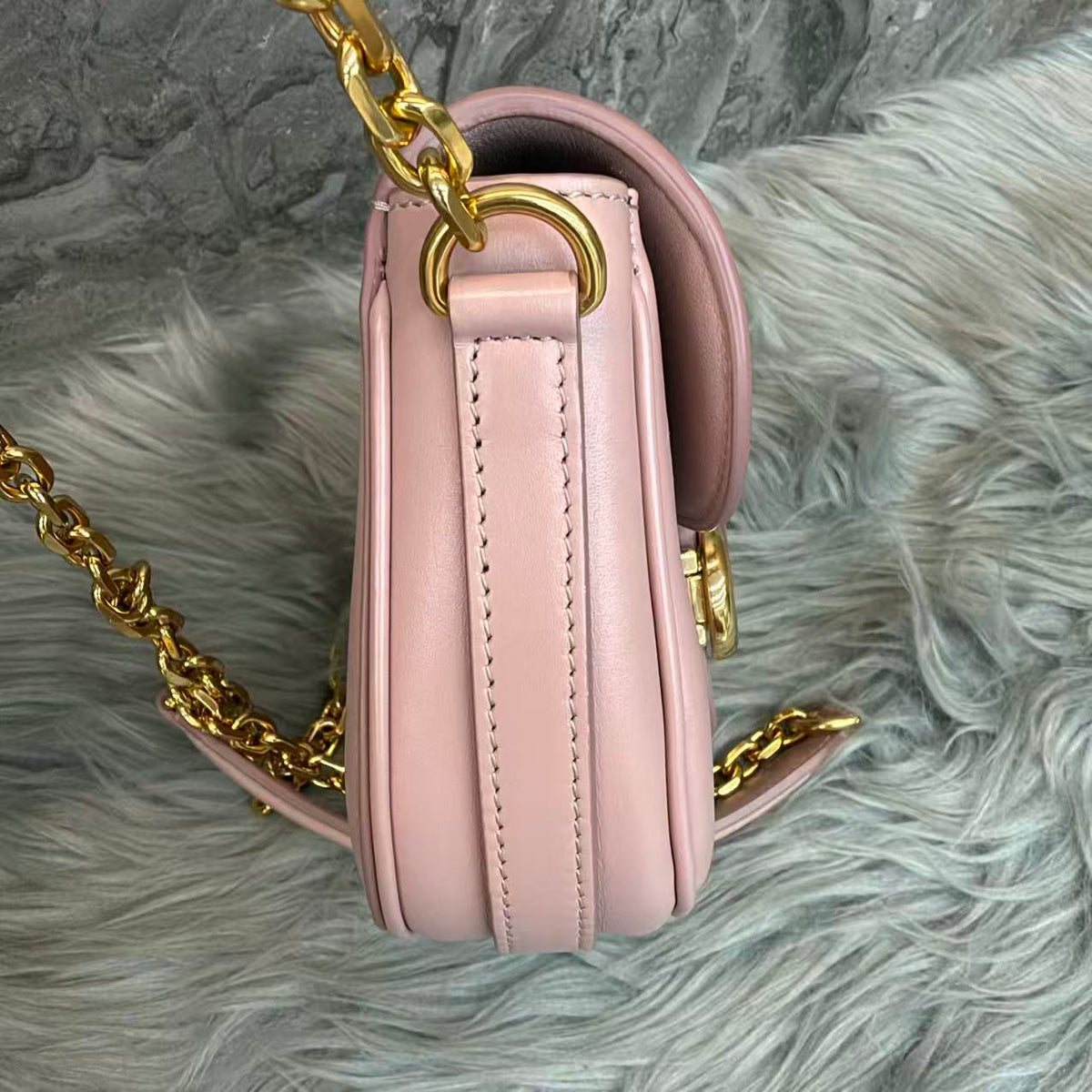Celine - Triomphe - Leather - Pink - (small)