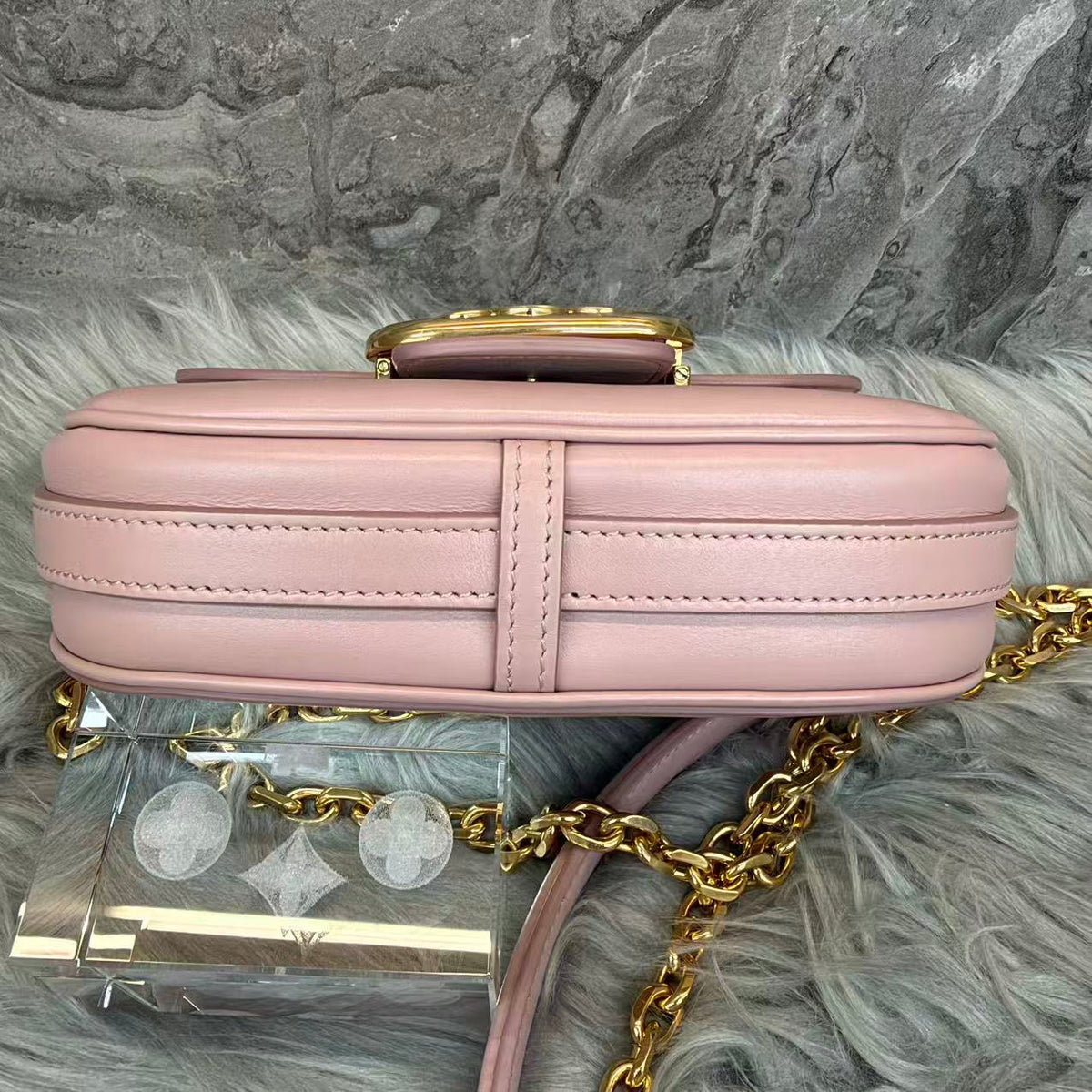 Celine - Triomphe - Leather - Pink - (small)