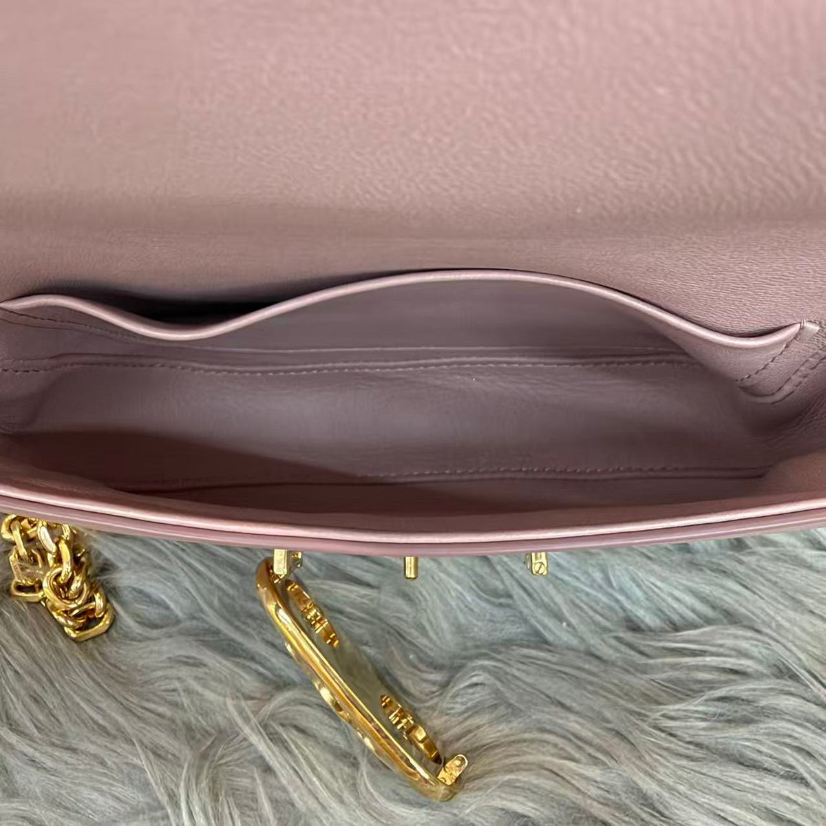 Celine - Triomphe - Leather - Pink - (small)