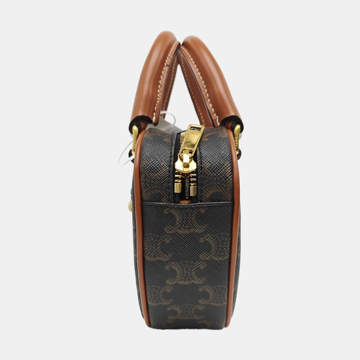 Celine - Triomphe Mini Heart Bag - Leather - Brown - (mini)