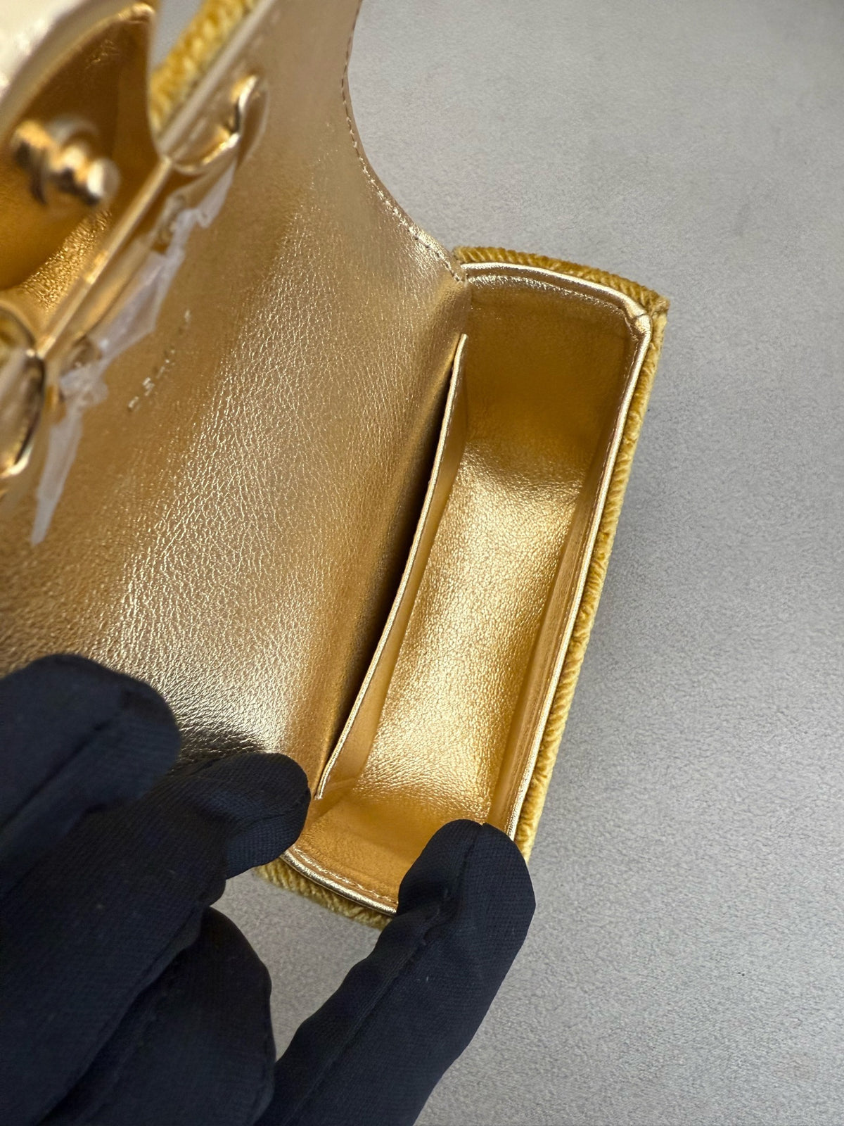 Celine - Triomphe Mini - Velvet - Yellow - (mini)