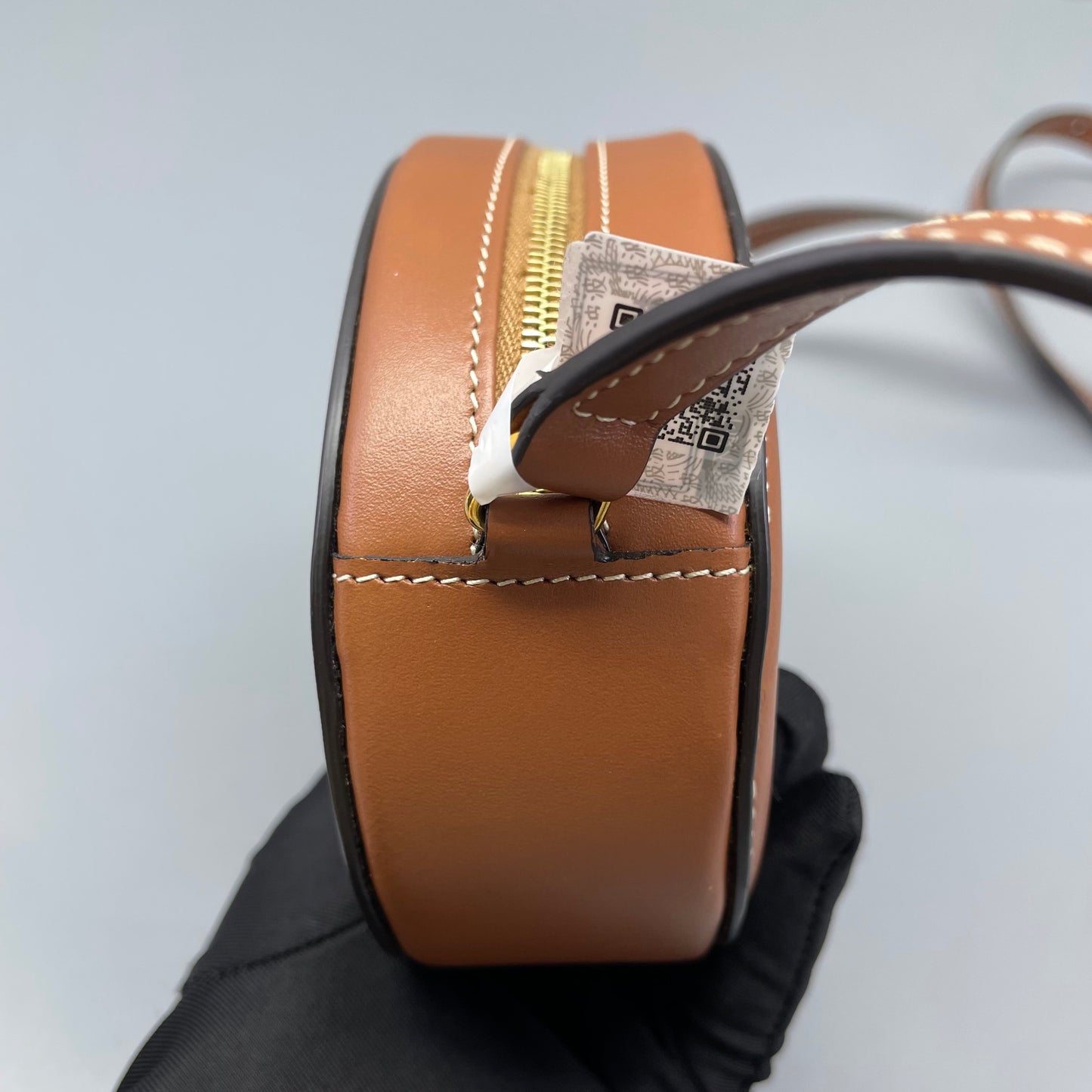 Celine - Triomphe Oval Bag - Leather - Caramel - (mini)