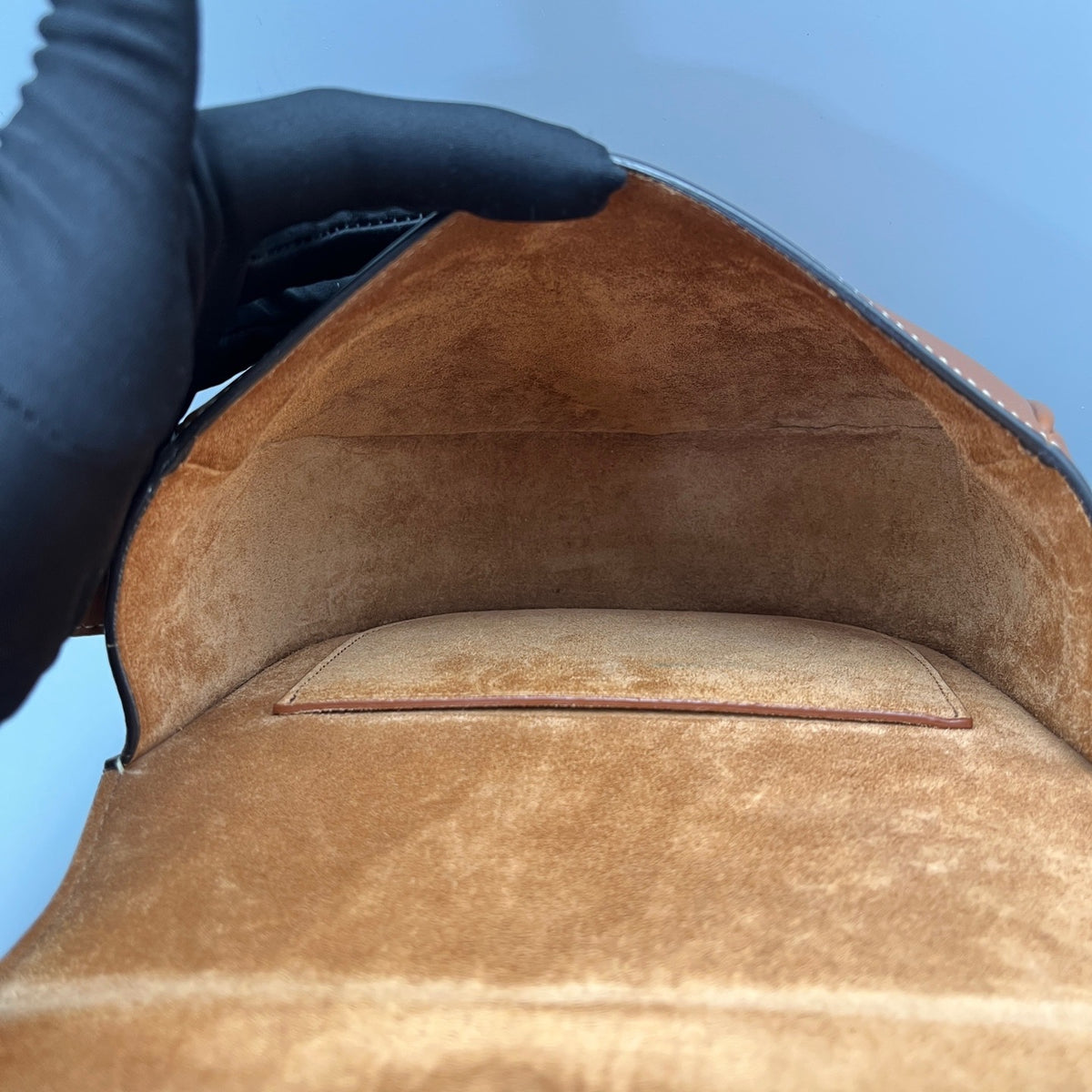 Celine - Triomphe Saddle Bag - Leather - Camel - (mini)