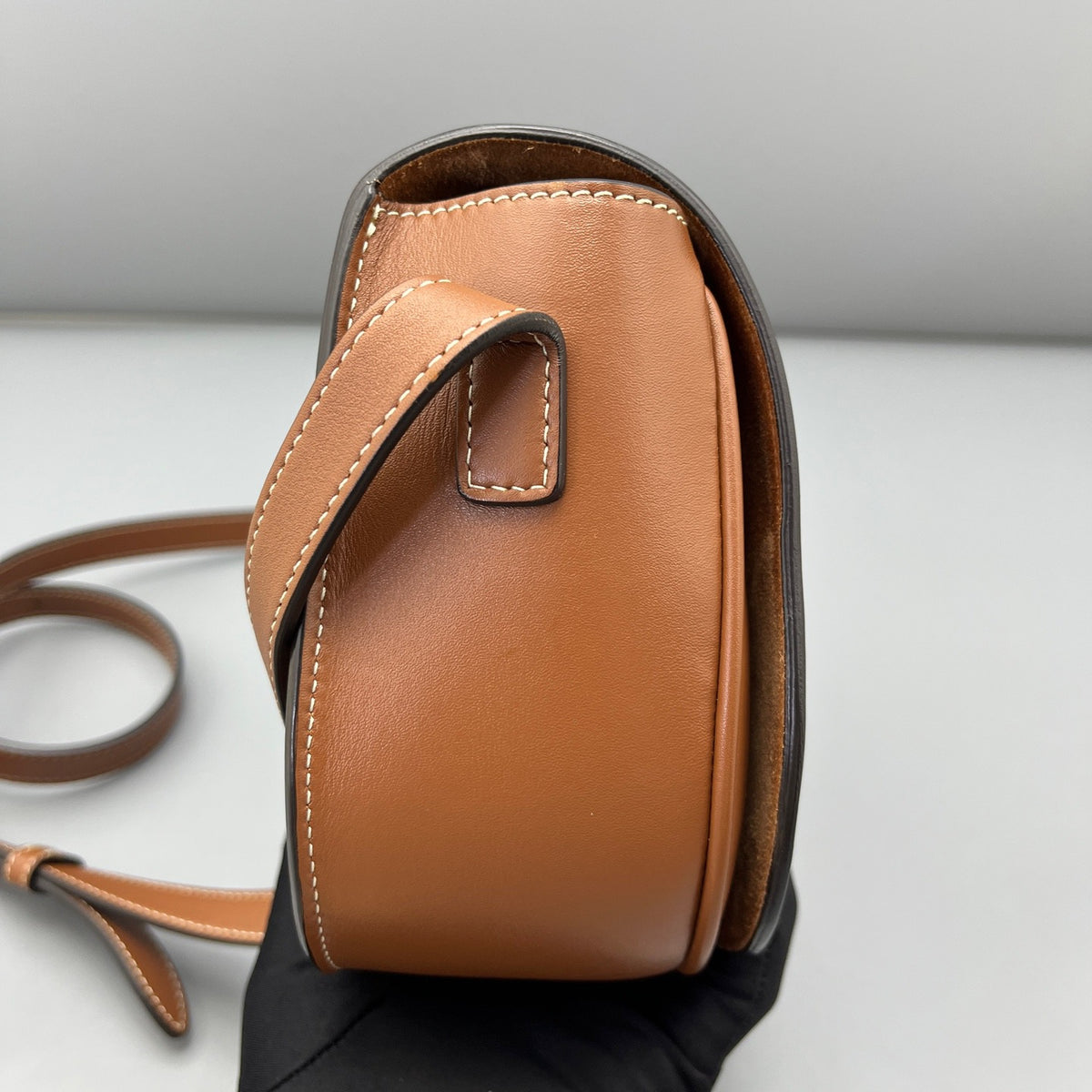 Celine - Triomphe Saddle Bag - Leather - Camel - (mini)