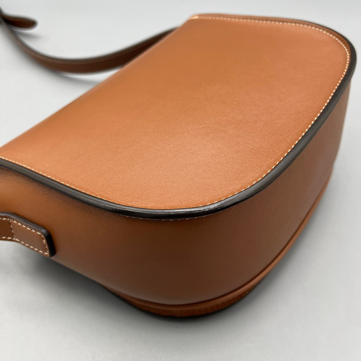Celine - Triomphe Saddle Bag - Leather - Camel - (mini)