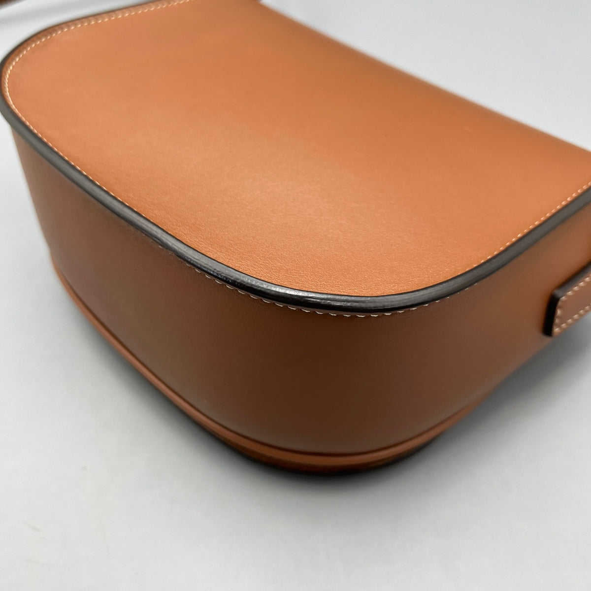 Celine - Triomphe Saddle Bag - Leather - Camel - (mini)