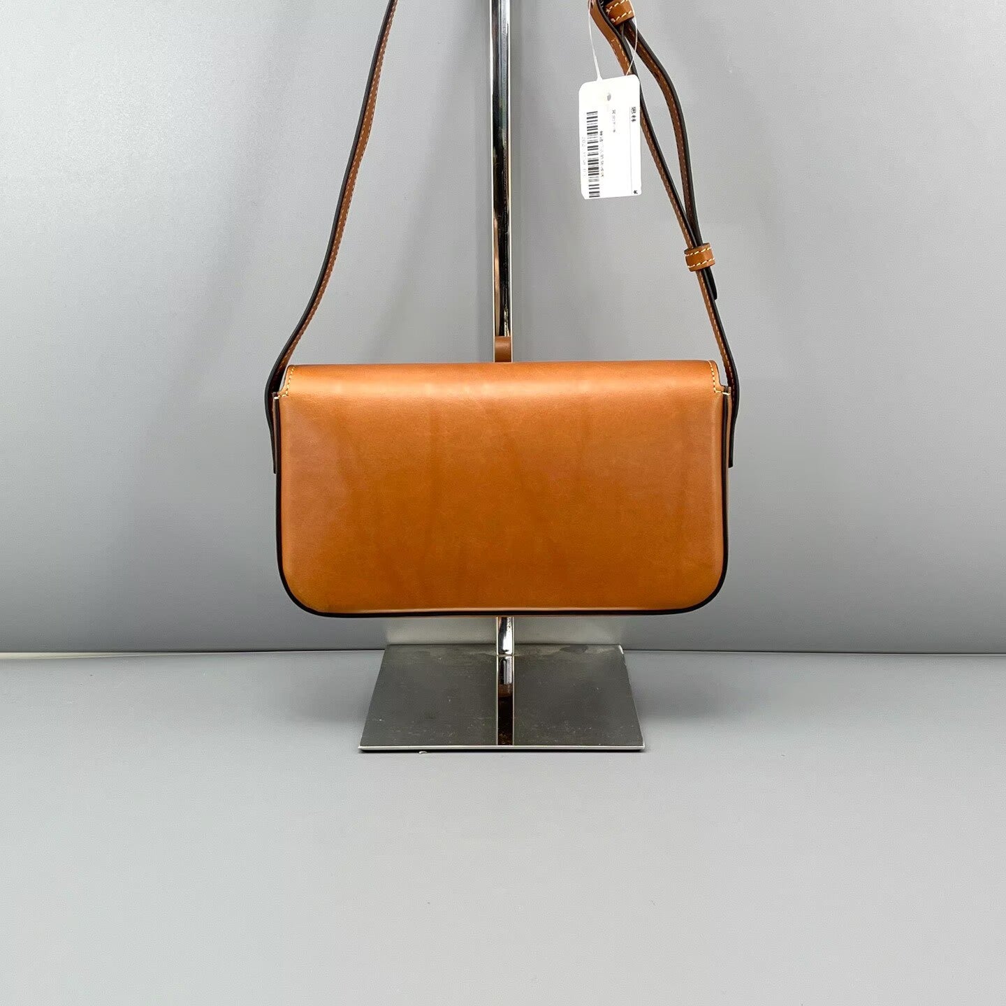 Celine - Triomphe Shoulder Bag - Leather - Brown - (mini)