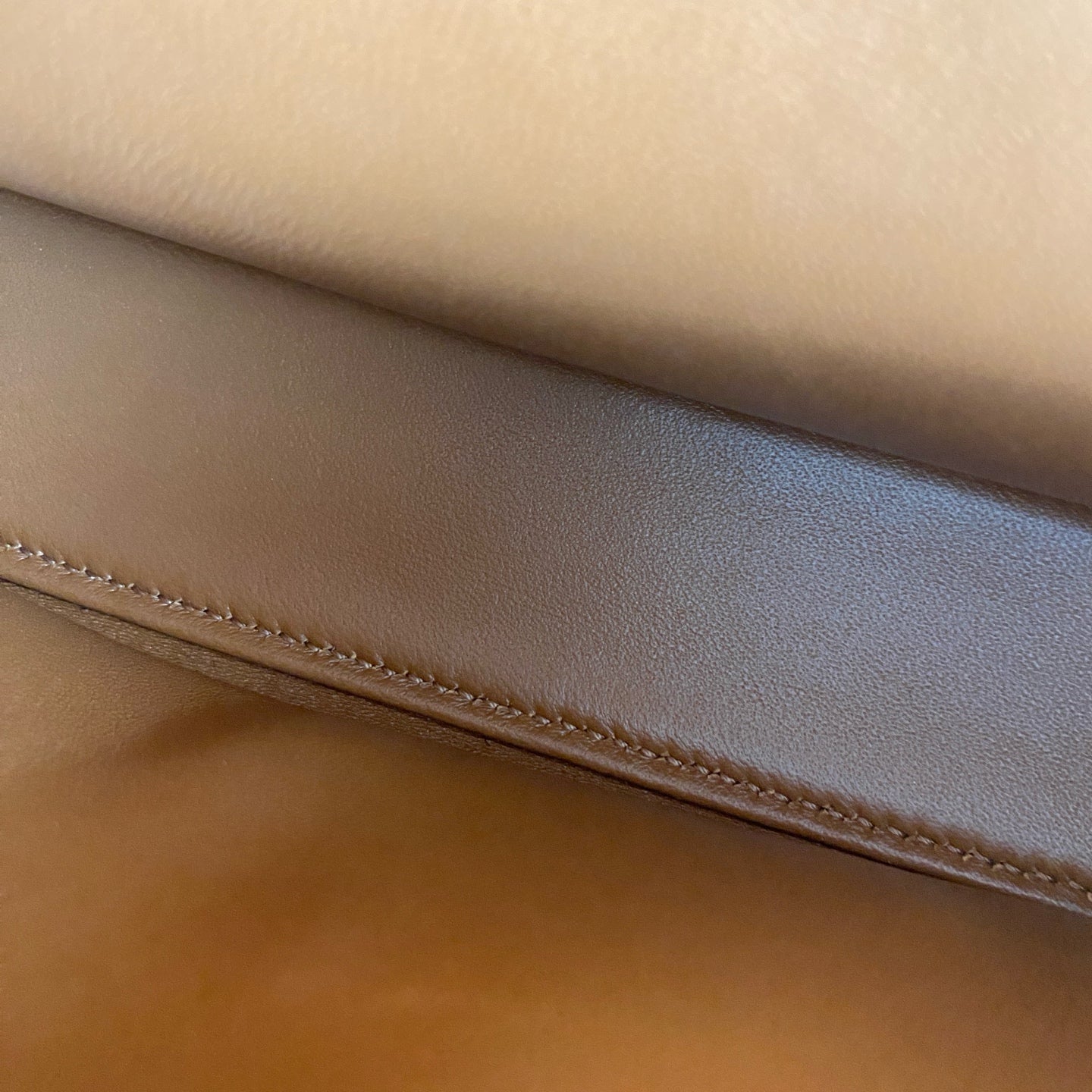 Celine - Triomphe Shoulder Bag - Triomphe canvas with leather trim - Brown - (mini)