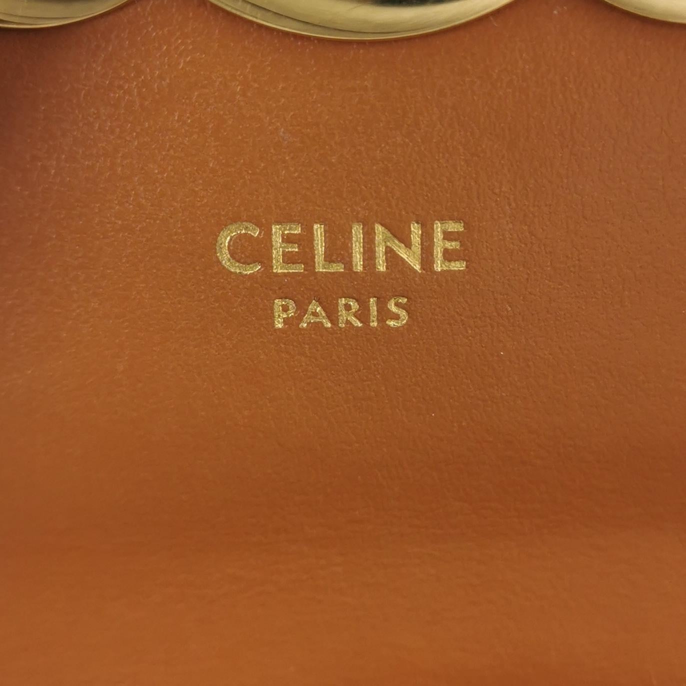 Celine - Triomphe - Synthetic - Brown - (mini)