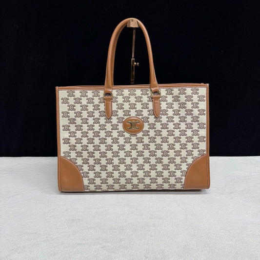 Celine - Triomphe - Synthetic - Multicolour - (large)