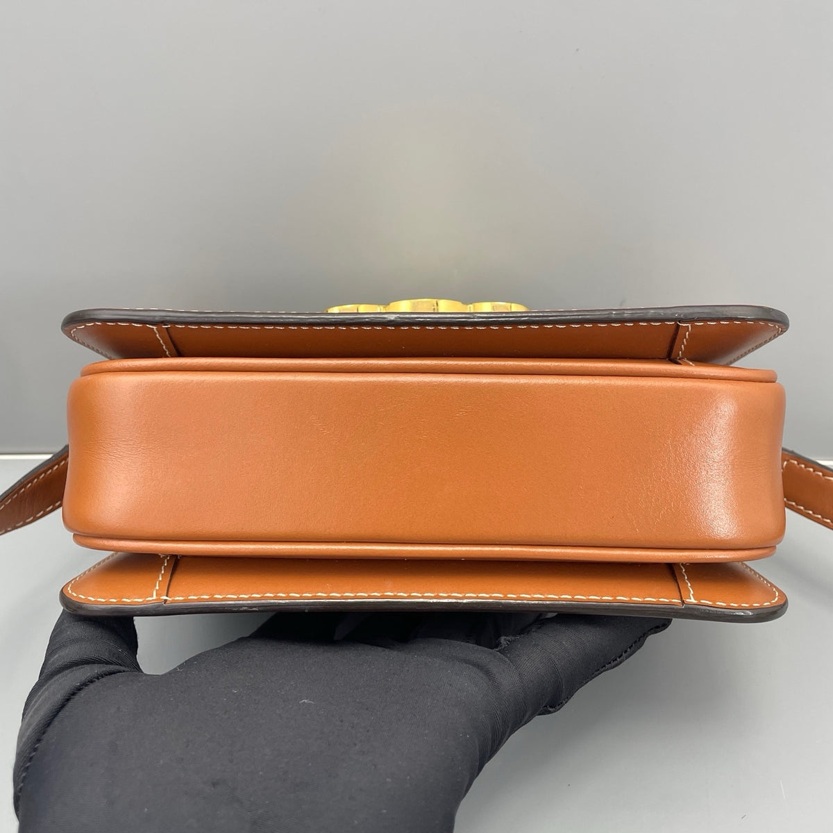 Celine - Triomphe Teen - Leather - Brown - (mini)