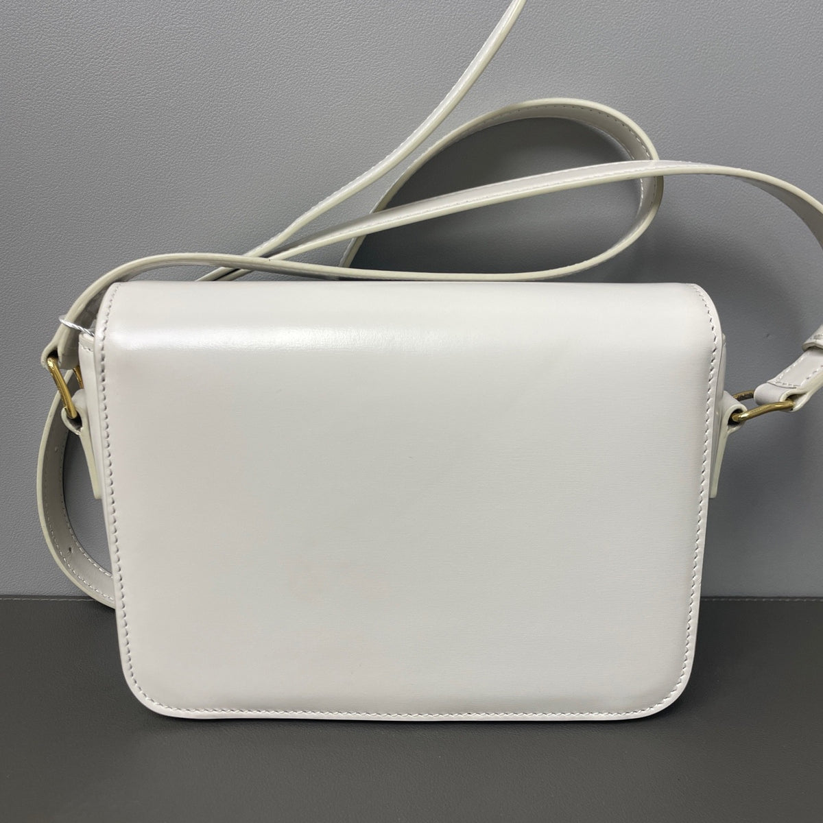 Celine - Triomphe Teen - Leather - White - (small)