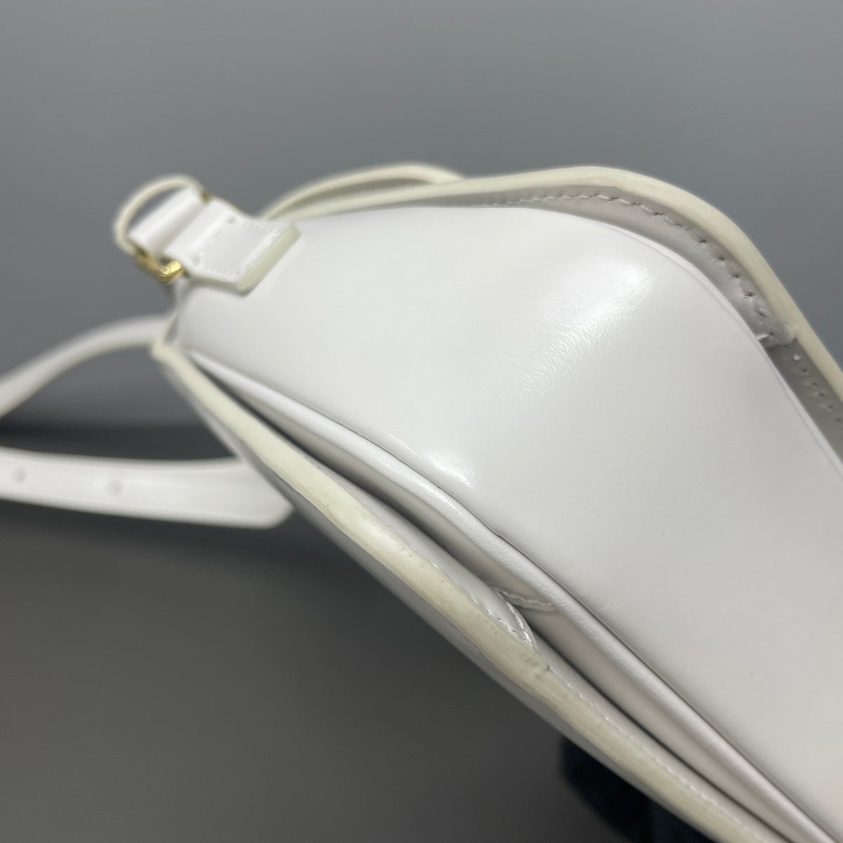 Celine - Triomphe Teen - Leather - White - (small)