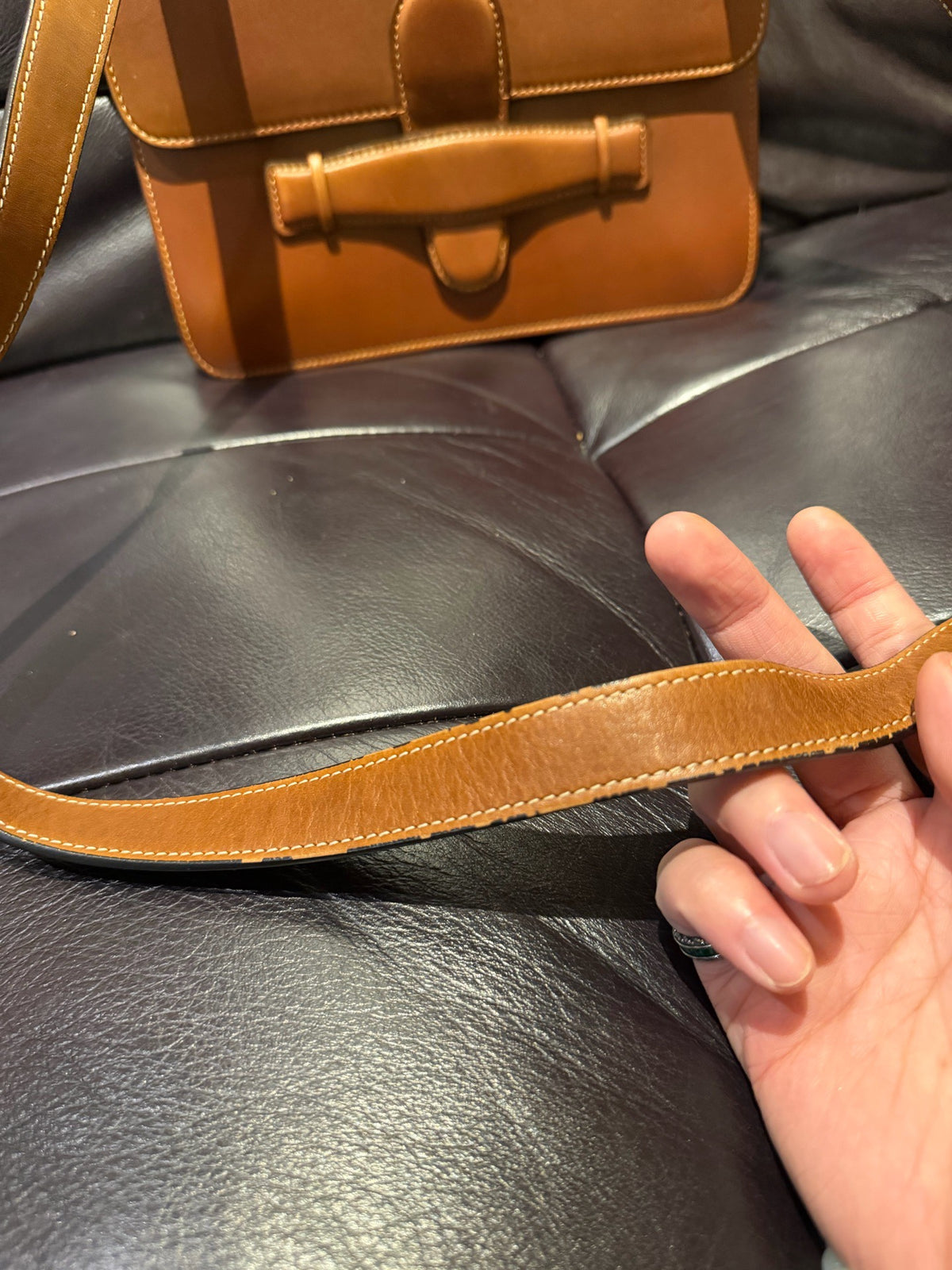 Celine - Trotteur - Leather - Camel - (small)