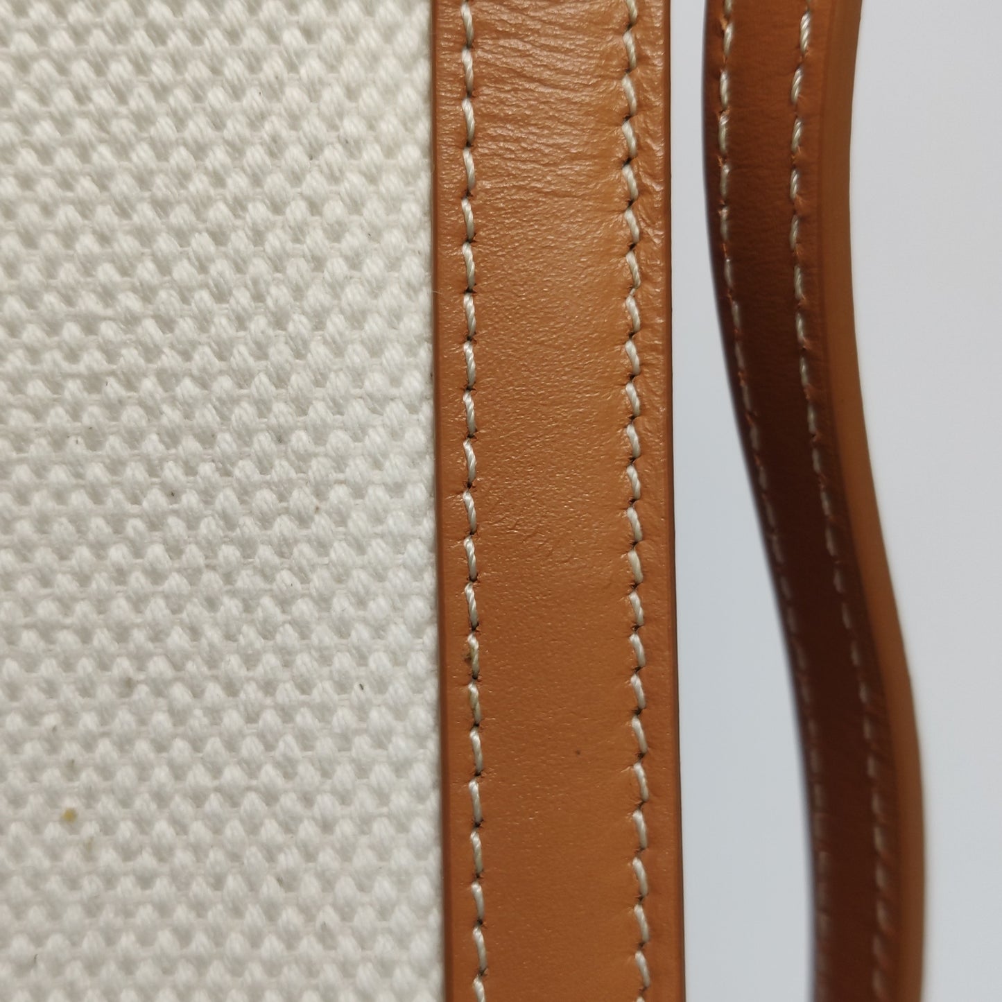Celine - Vertical Cabas - Cloth - Beige - (mini)