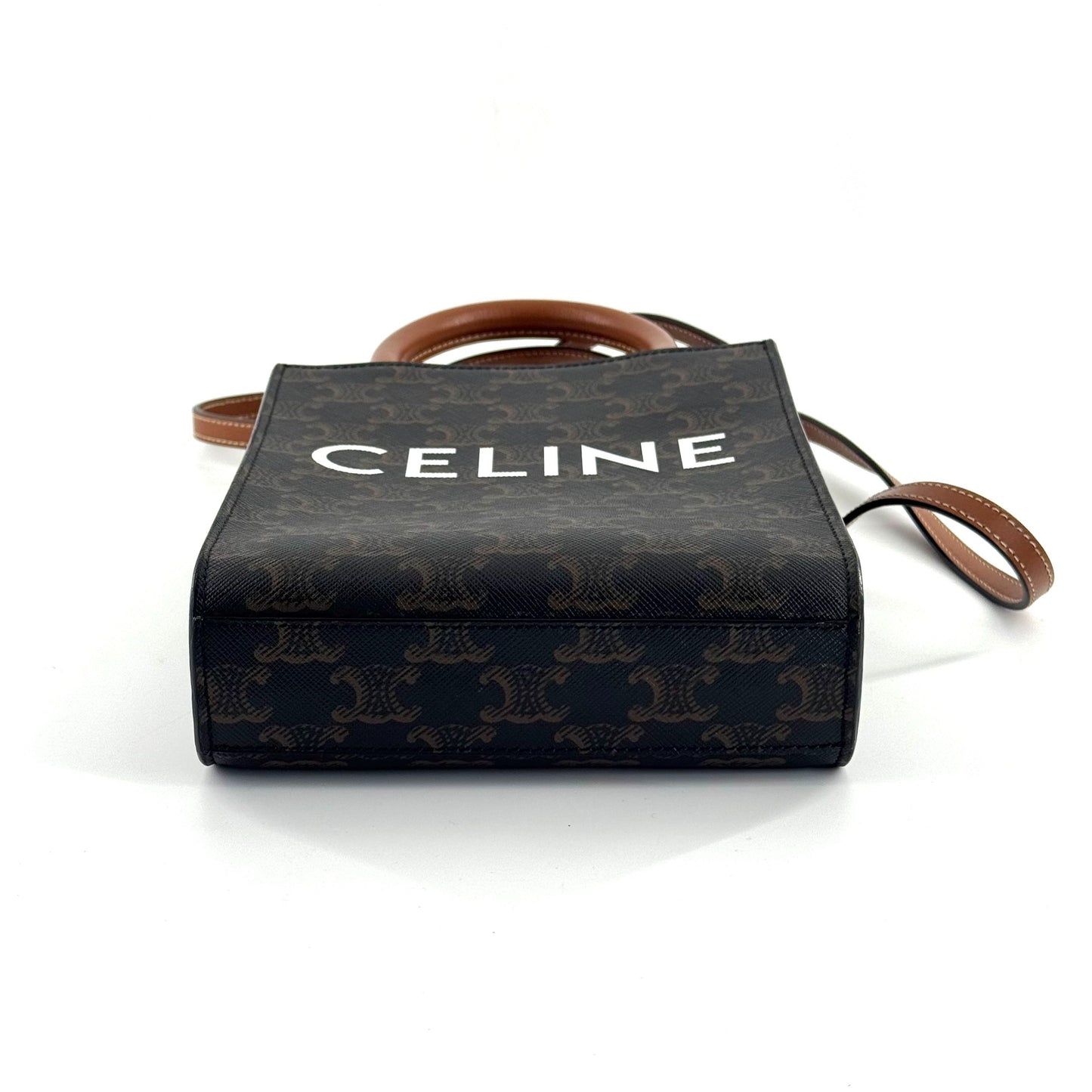 Celine - Vertical Cabas - Cloth - Brown - (mini)