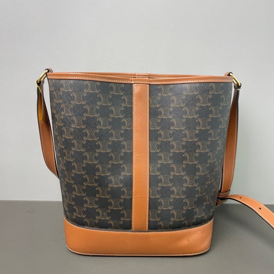 Celine - Vertical Cabas - Leather - Brown - (Medium)