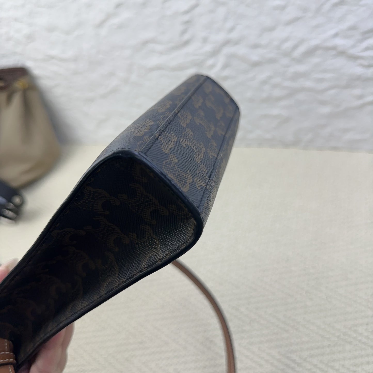 Celine - Vertical Cabas - Leather - Brown - (mini)
