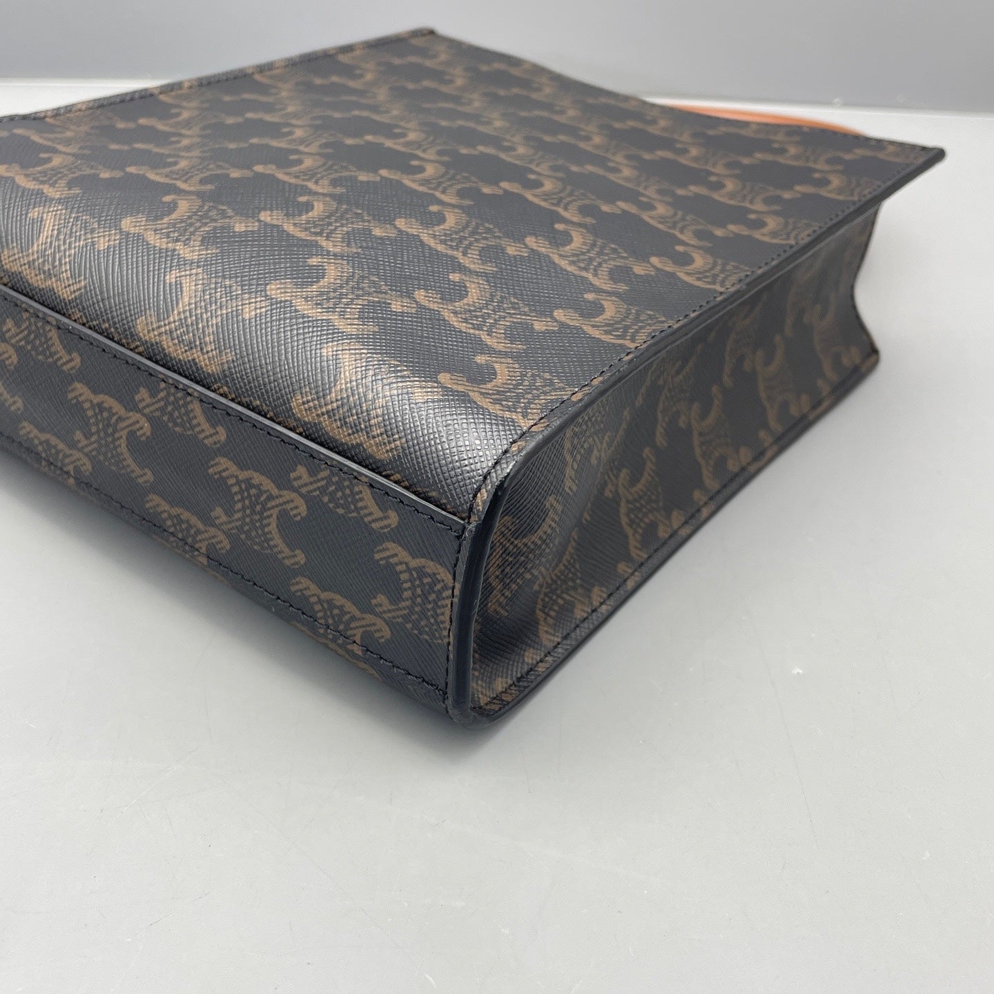 Celine - Vertical Cabas - Leather - Brown - (mini)