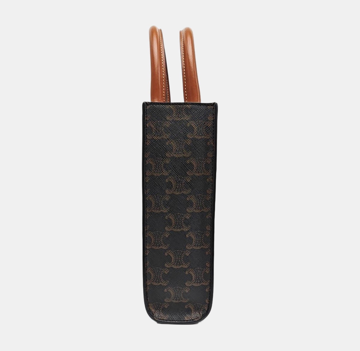 Celine - Vertical Cabas - Leather - Brown - (Small)