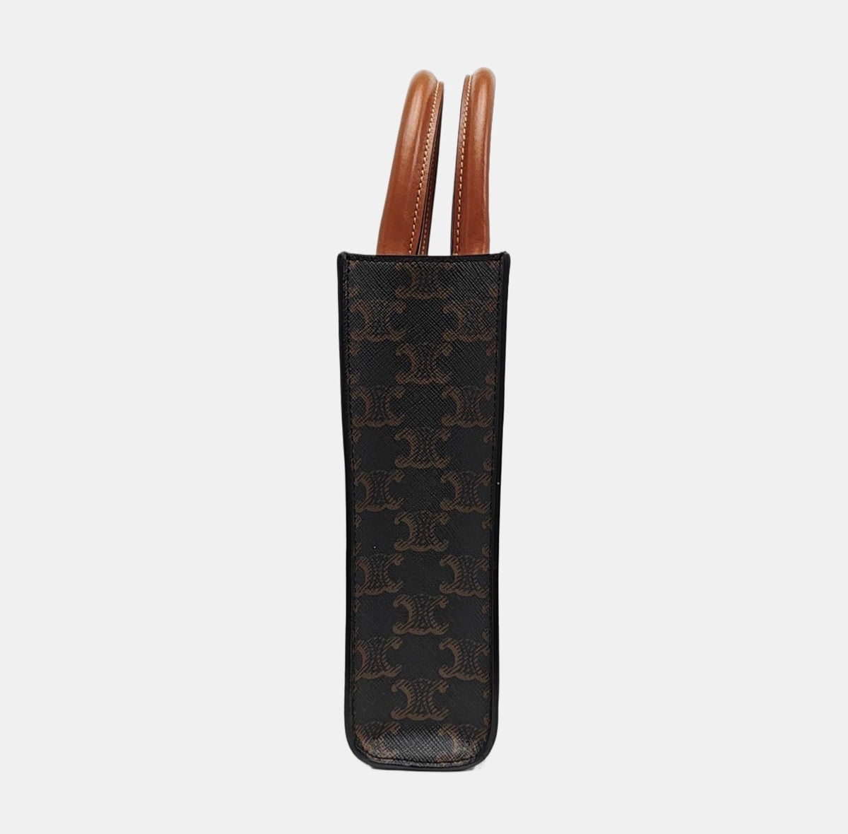Celine - Vertical Cabas - Leather - Brown - (Small)