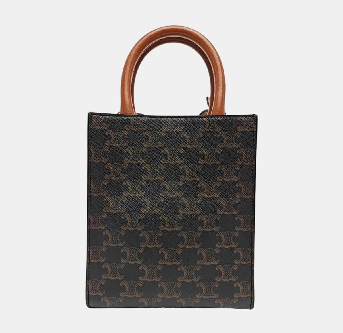 Celine - Vertical Cabas - Leather - Brown - (Small)