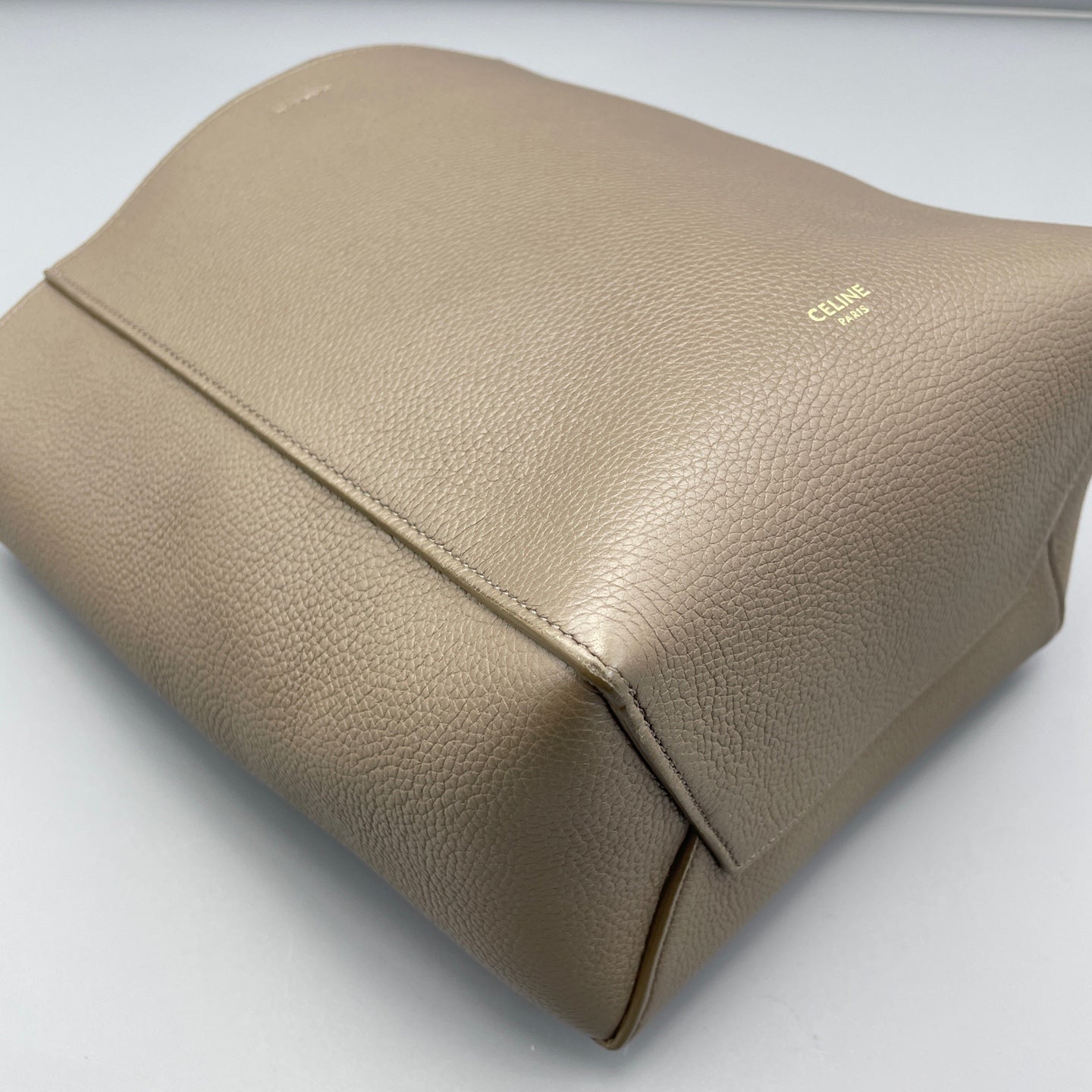 Celine - Vertical Cabas - Leather - Grey - (Small)