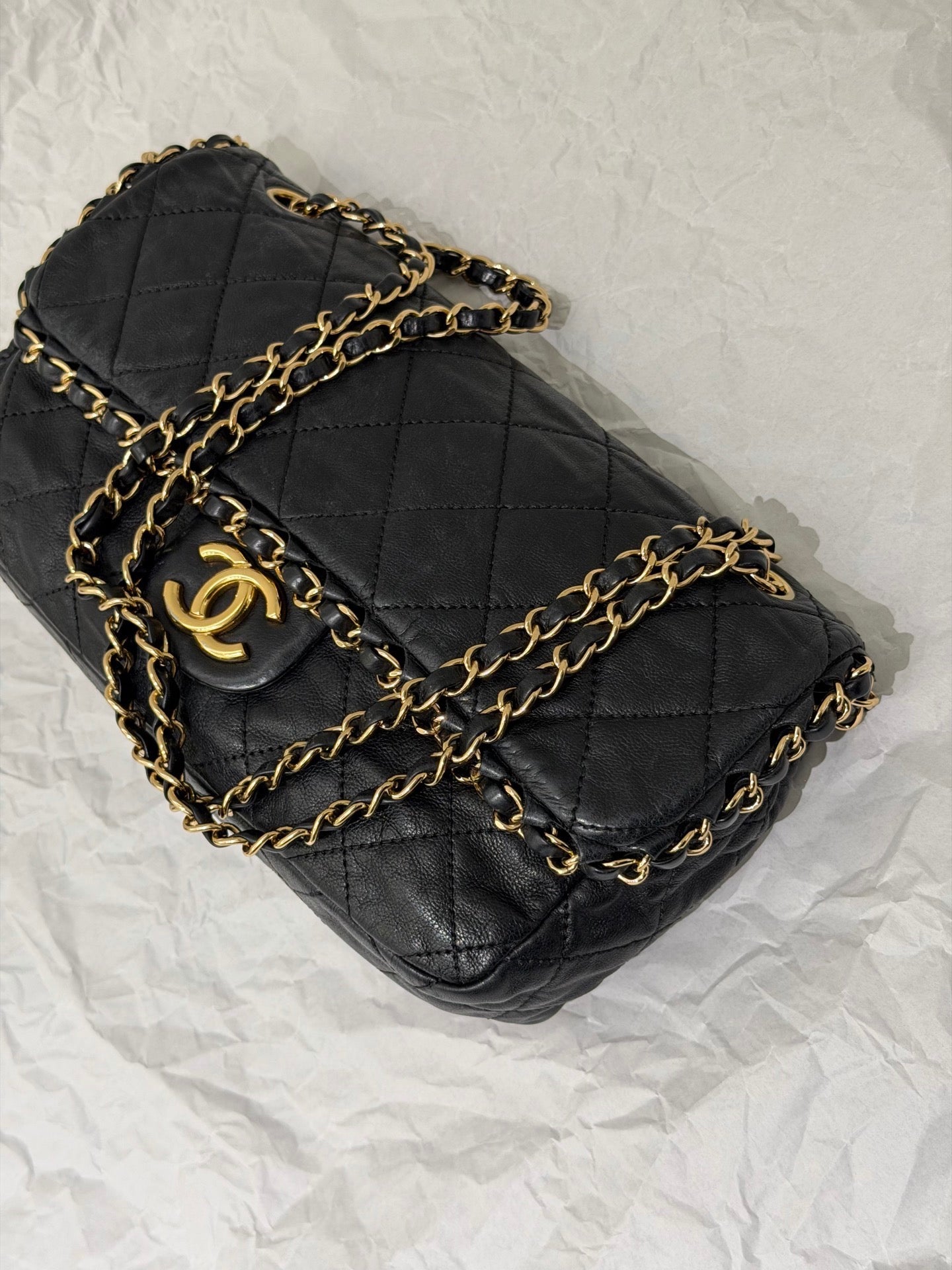 Chanel - 17 Bag - Leather - Black - (medium)