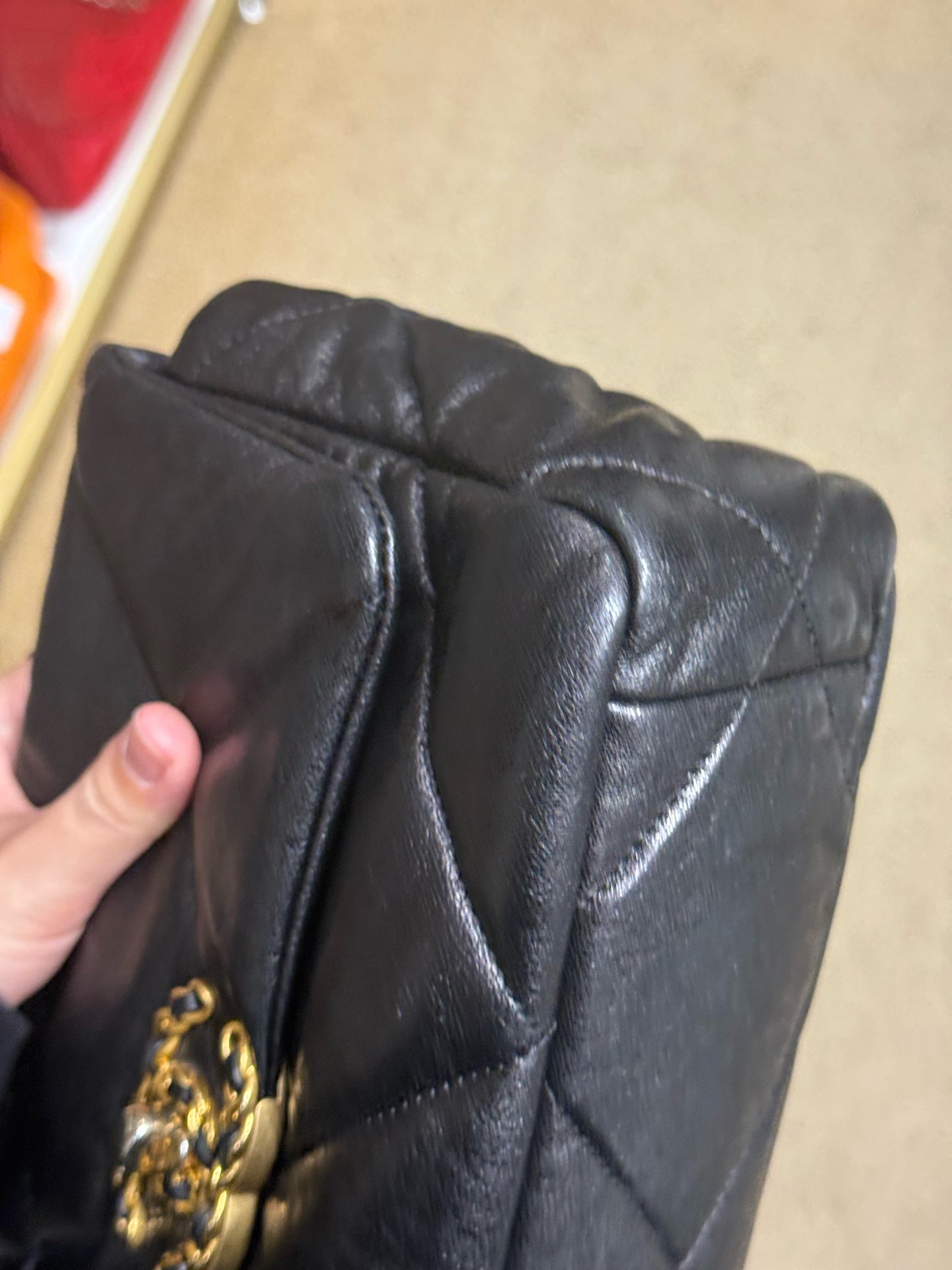 Chanel - 19 bag - Leather - Black - (small)