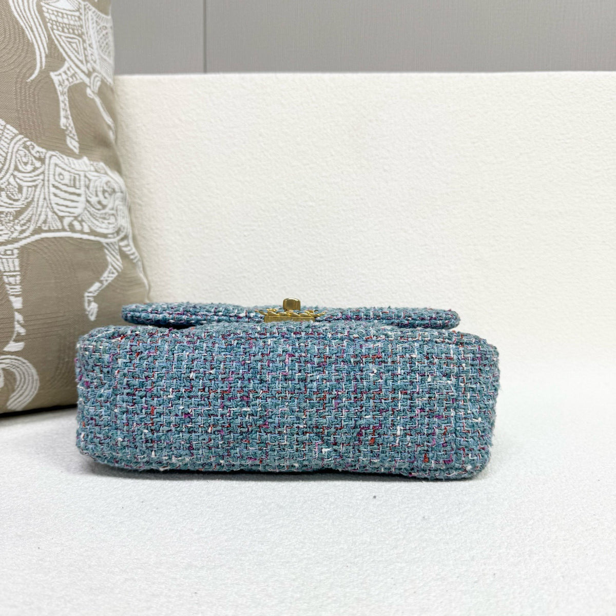 Chanel - 19 Bag - Tweed - Blue - (small)