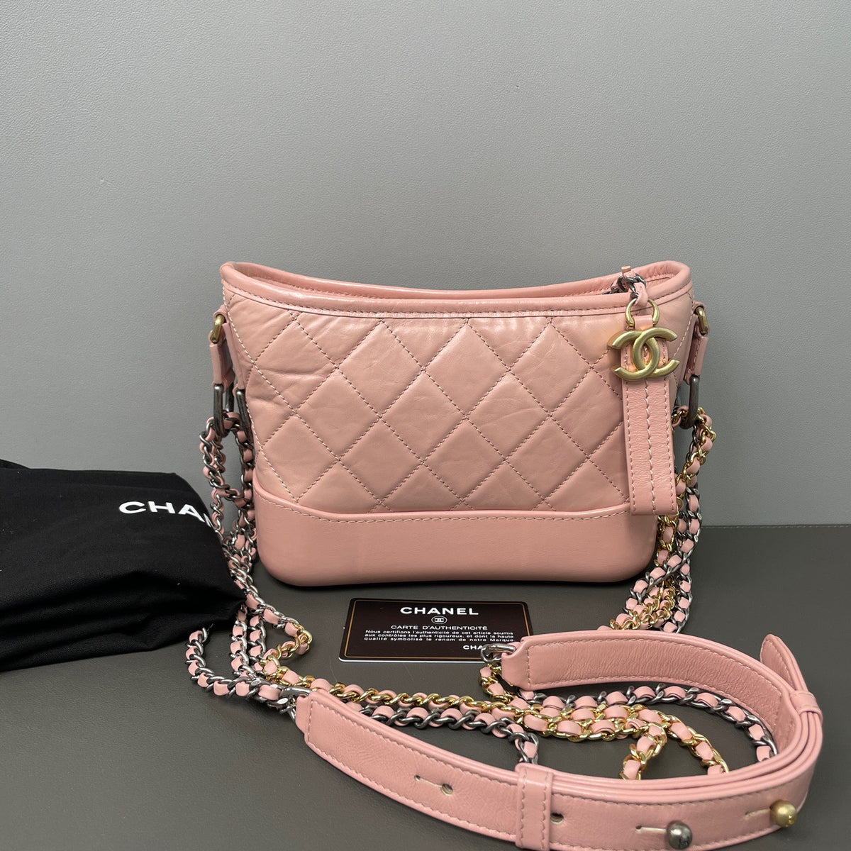 Chanel - 19 - Leather - Pink - (mini)