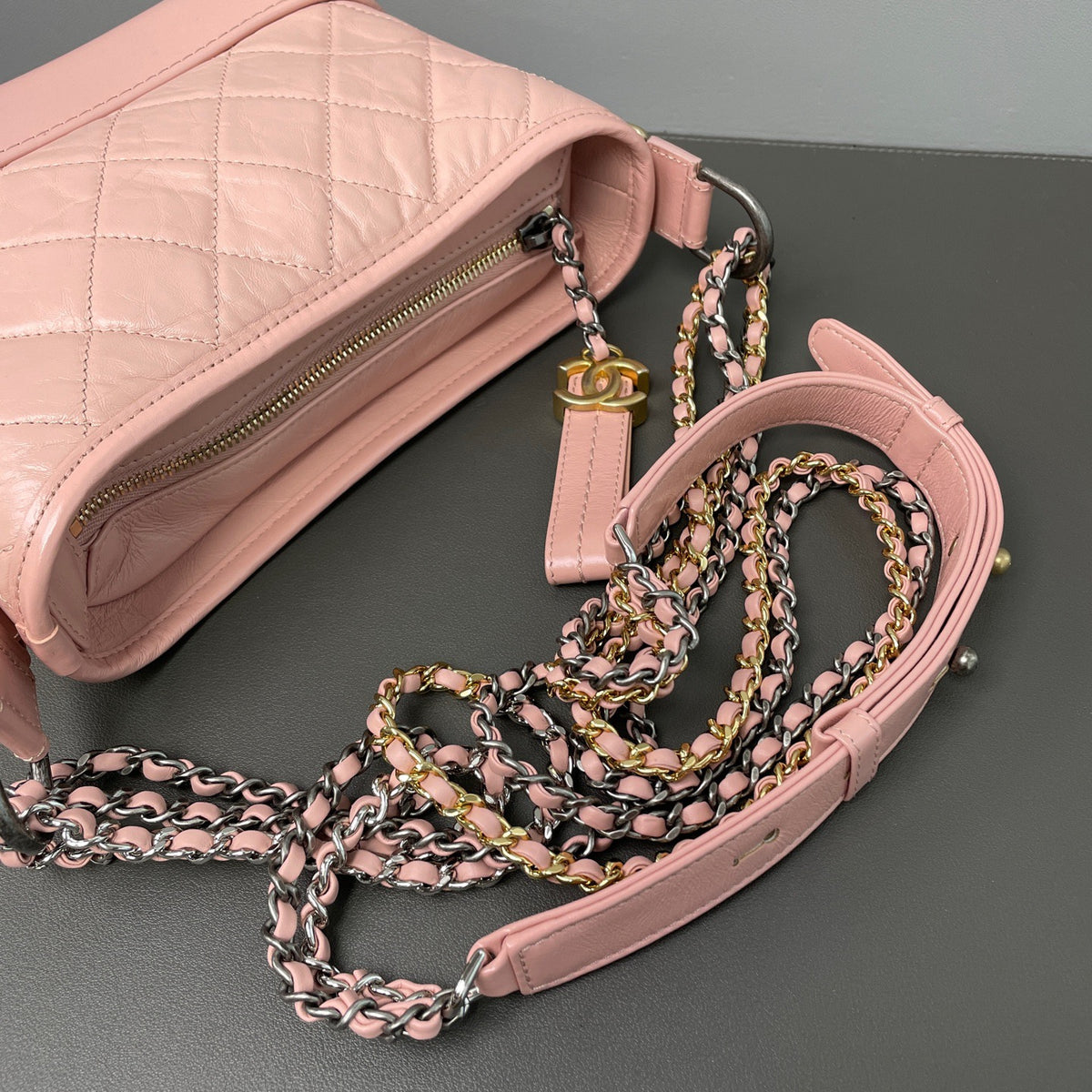 Chanel - 19 - Leather - Pink - (mini)