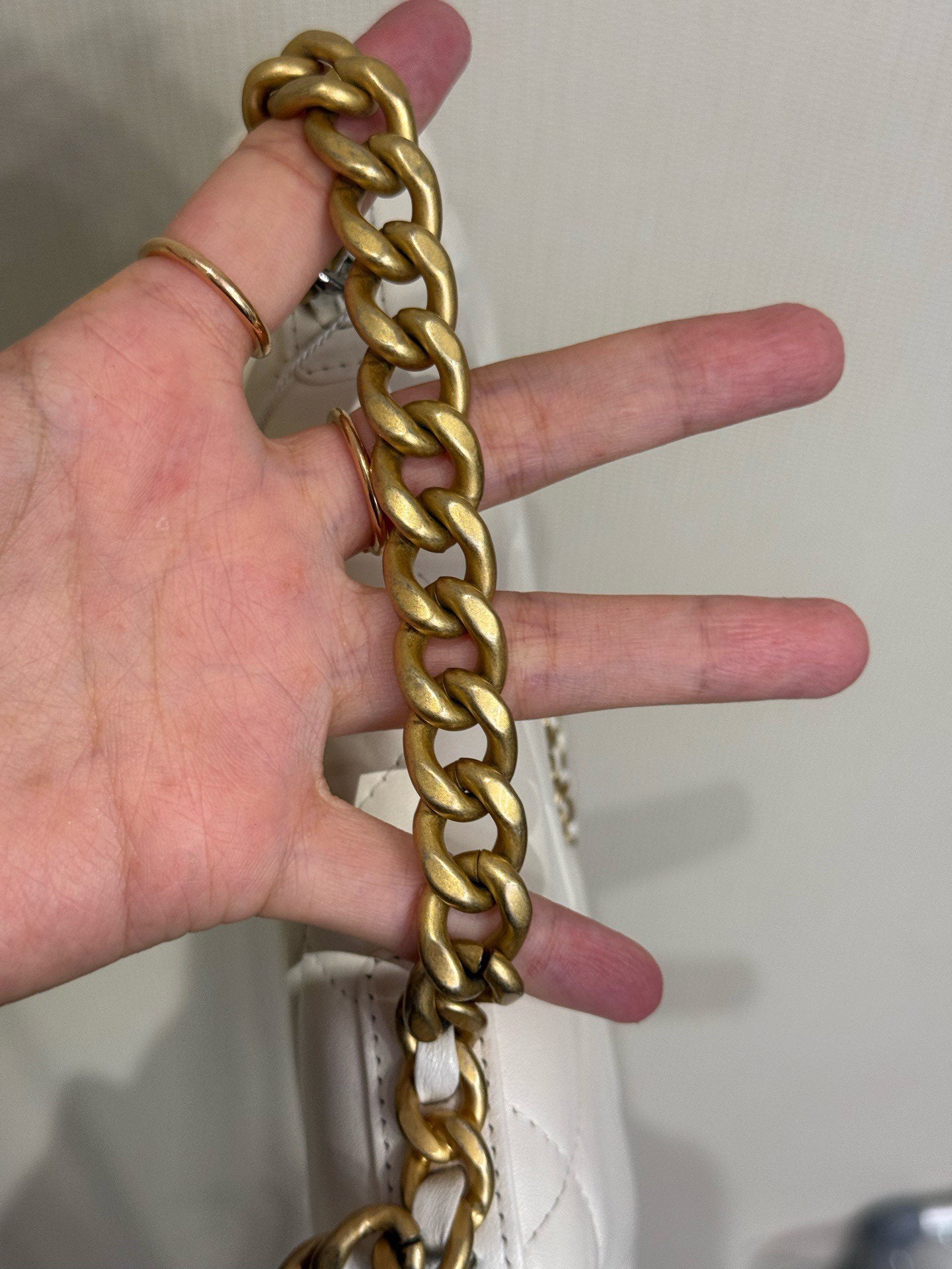 Chanel - 19 WOC (Wallet on Chain) - Lambskin leather - White with Mixed Metal Hardware - (Mini)