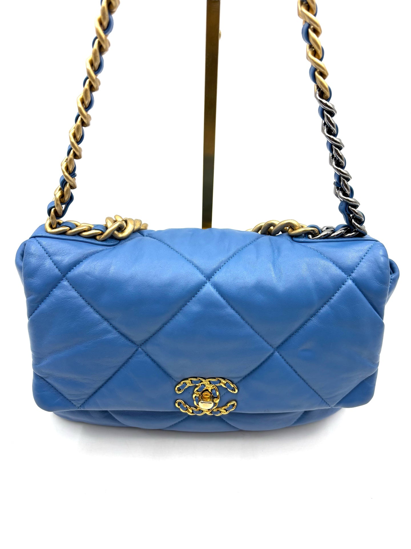 Chanel - 19Bag - Leather - Blue