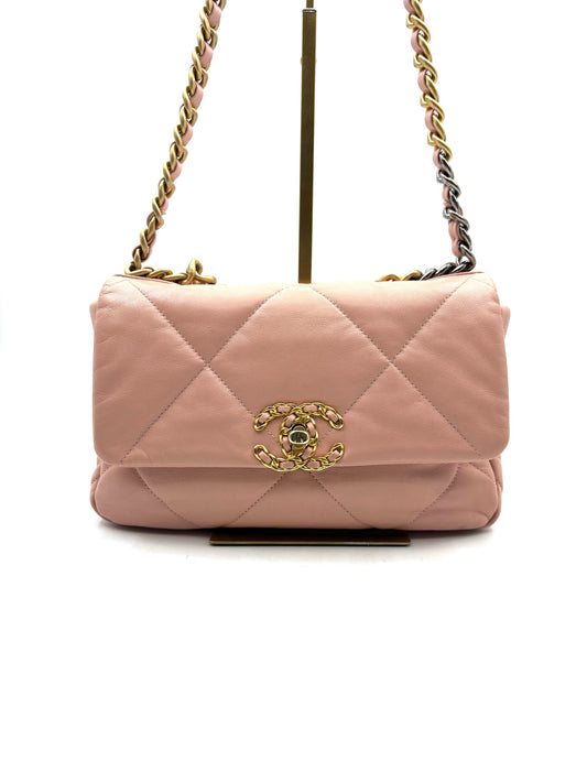 Chanel - 19Bag - Leather - Pink - (Small)