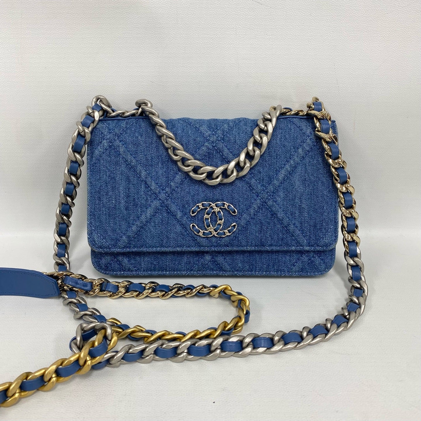 Chanel - 19Bag WOC - Denim - Blue - (mini)