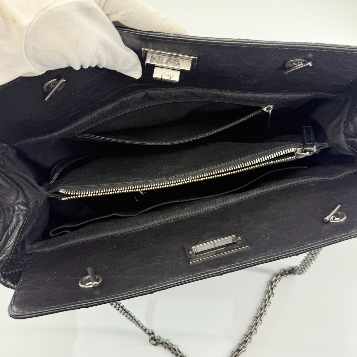 Chanel - 2.55 - Leather - Black
